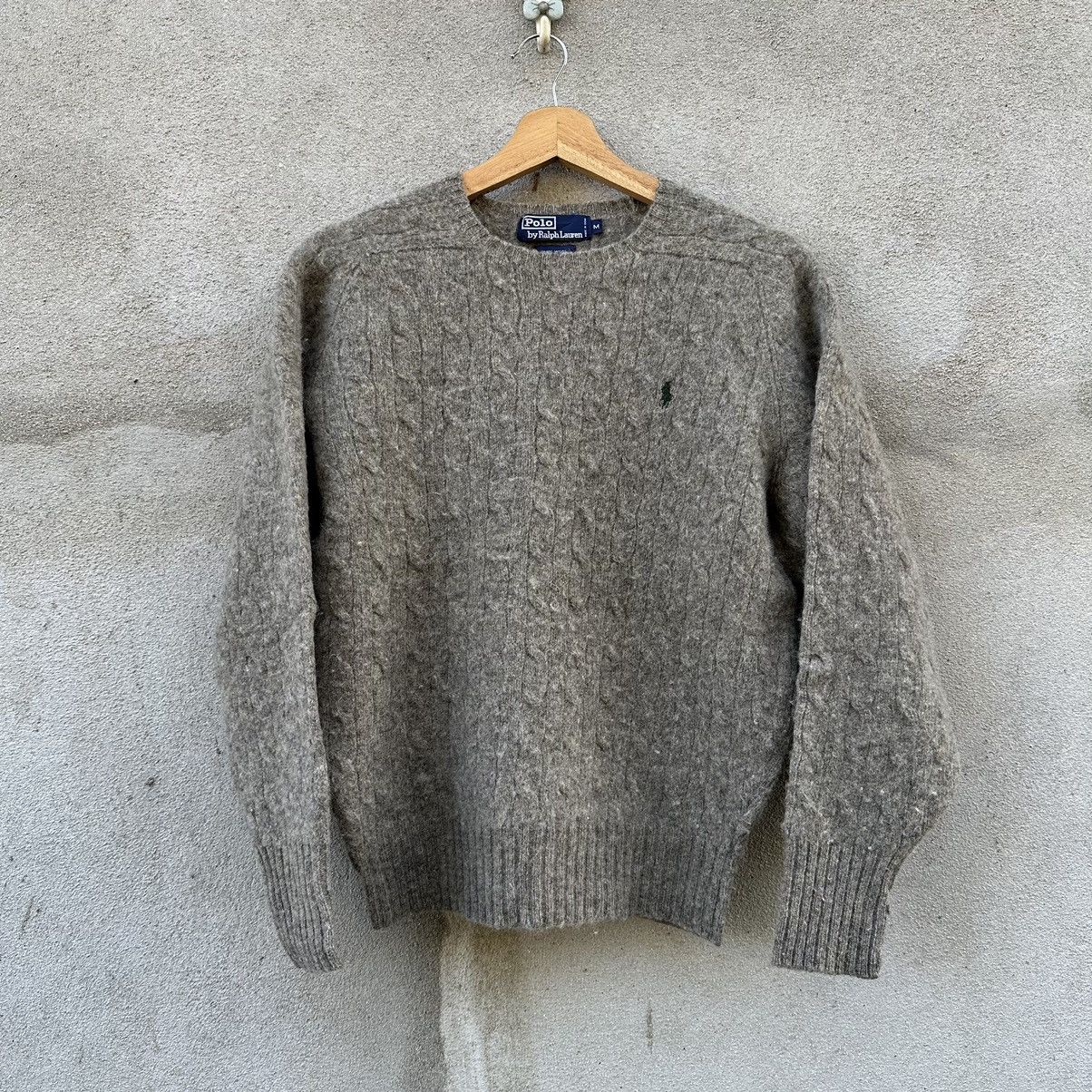 POLO RALPH LAUREN WOOL CROPPED SWEATER