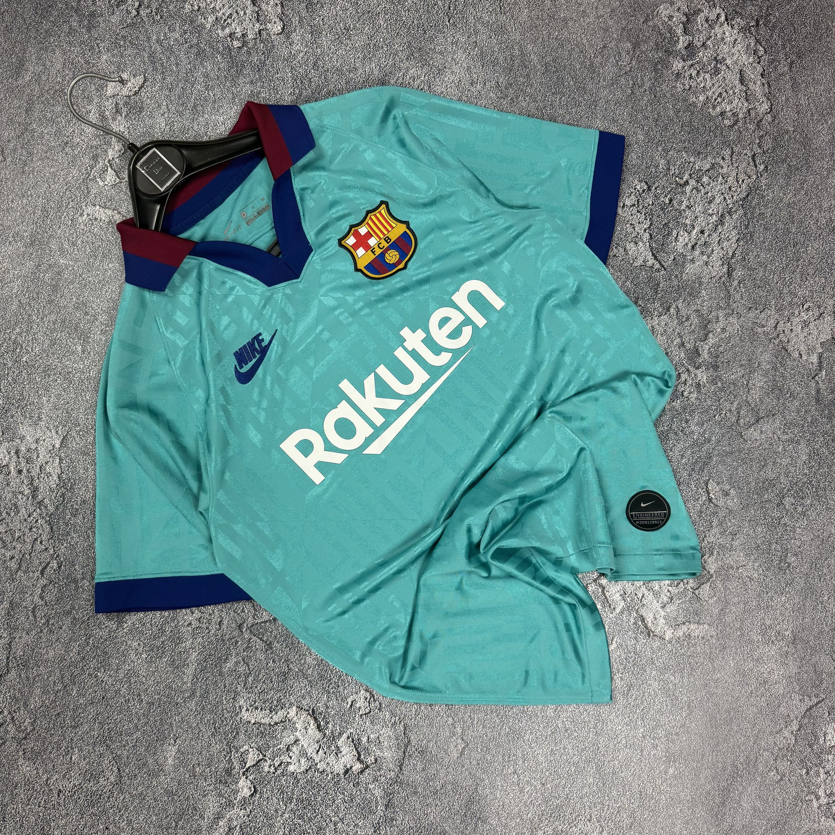 Nike 2019 Nike Barcelona third soccer jersey turquoise Size US S / EU 44-46 / 1 - 1 Thumbnail