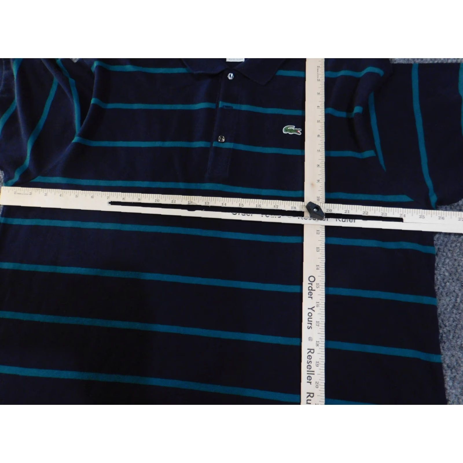 Lacoste Lacoste Polo Shirt Mens XL Striped Classic Croc Preppy Golf Tennis Casual Size US XL / EU 56 / 4 - 7 Thumbnail