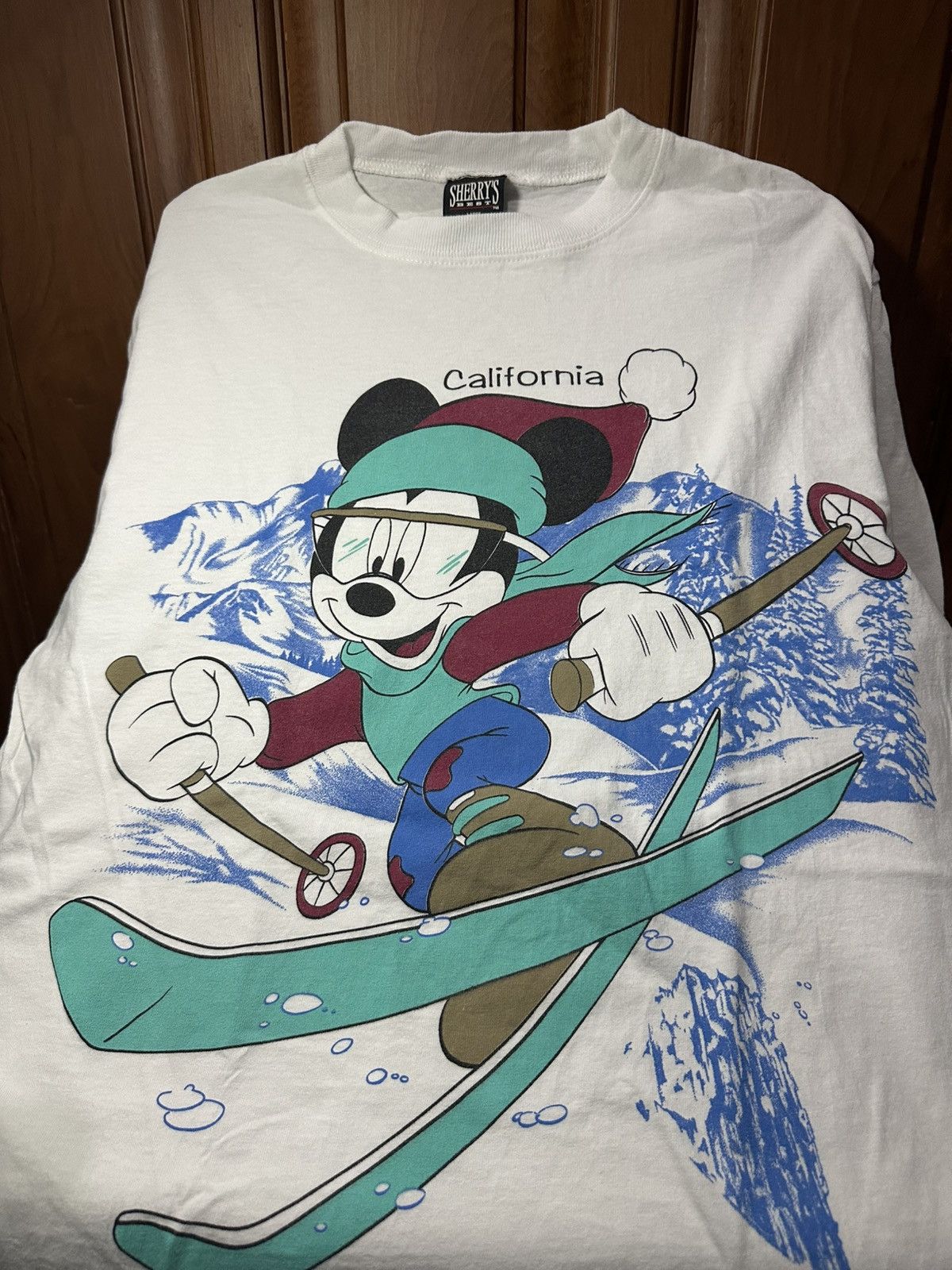 Disney Vintage Mickey Ski Longsleeve Size US L / EU 52-54 / 3 - 1 Thumbnail