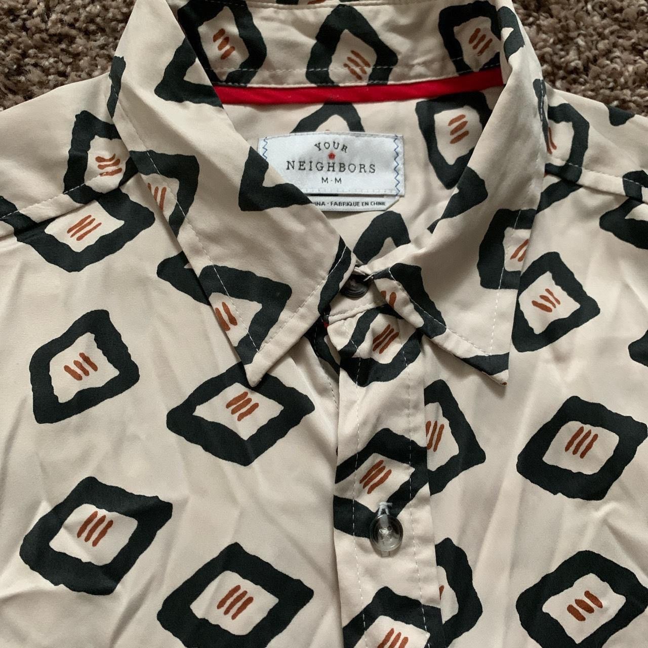 Urban Outfitters Your Neighbors Patterned Button Down Size US M / EU 48-50 / 2 - 2 Thumbnail