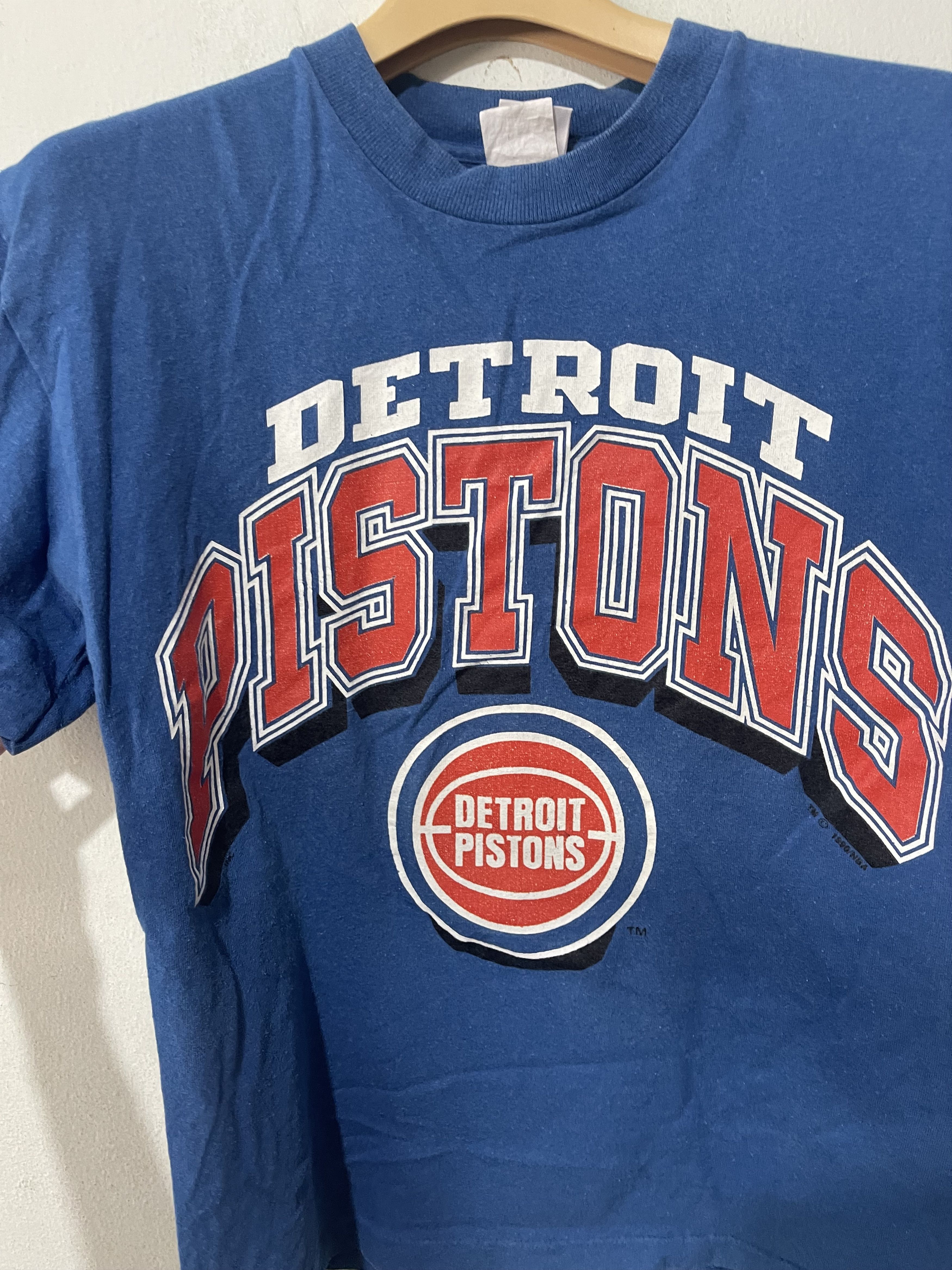 NBA × Vintage Vintage 90s Detroit Pistons NBA Shirt Size US XS / EU 42 / 0 - 2 Thumbnail