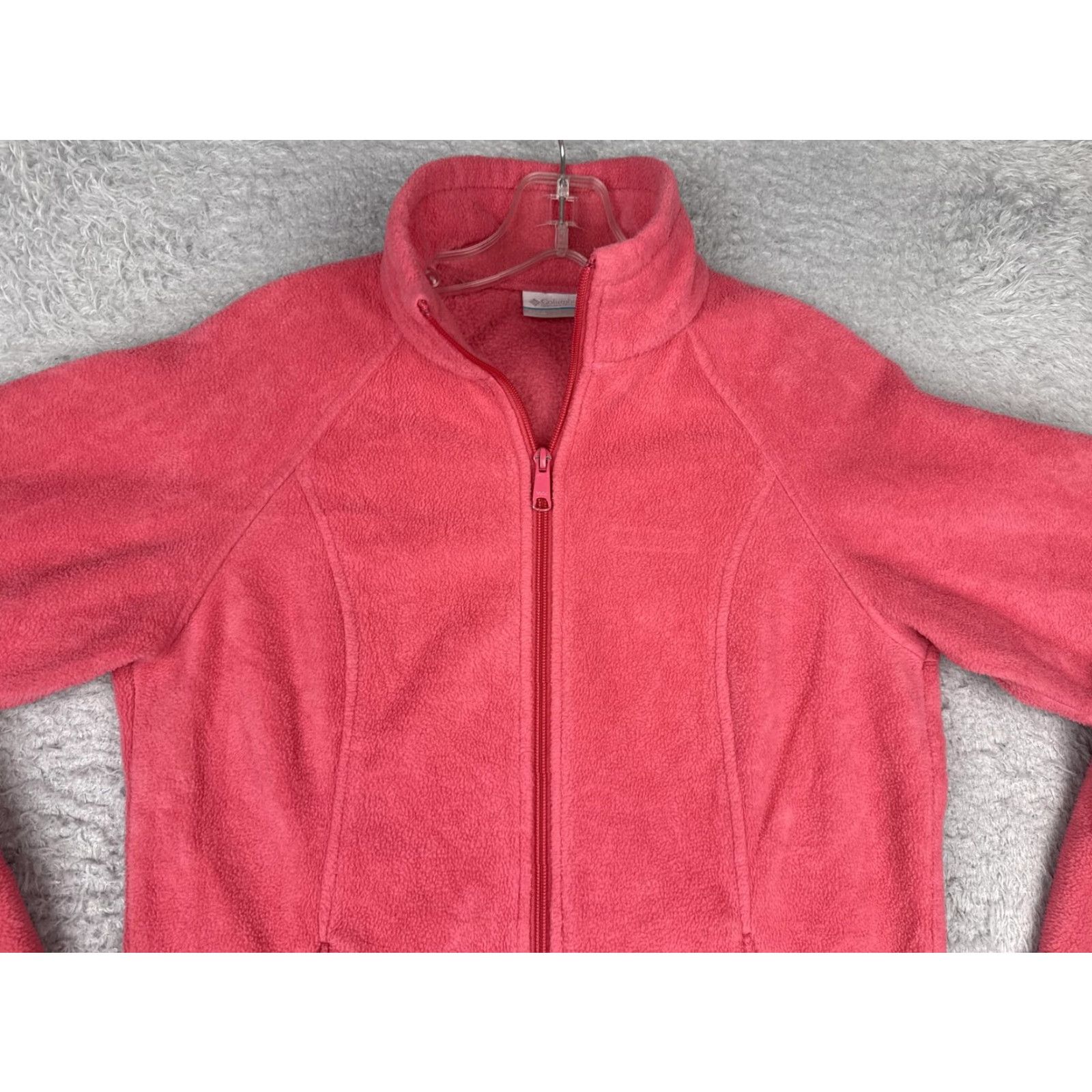 Pinko Columbia Jacket Womens Small Pink Full Zip Fleece Mock Neck WL5459 Outdoor Size S / US 4 / IT 40 - 7 Thumbnail
