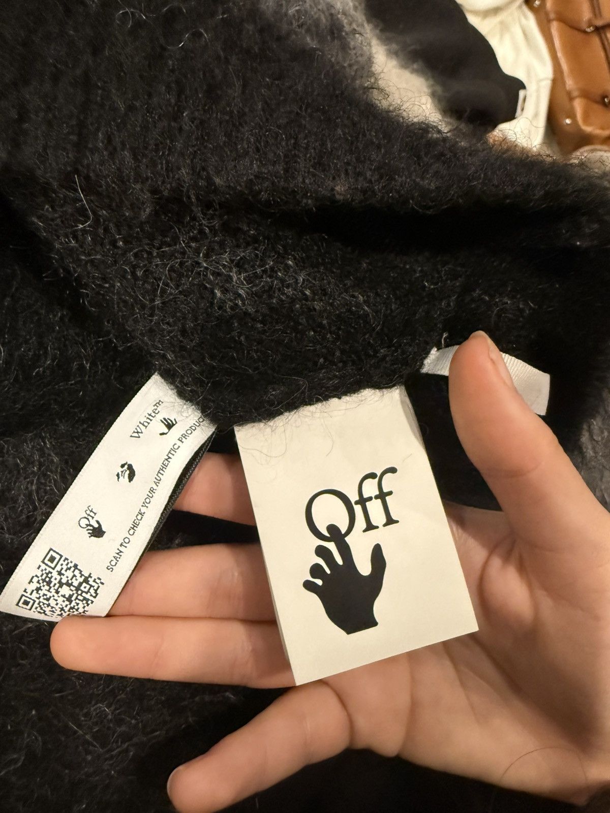 Off-White Off-White diag brushed knit crewneck Size US S / EU 44-46 / 1 - 7 Thumbnail