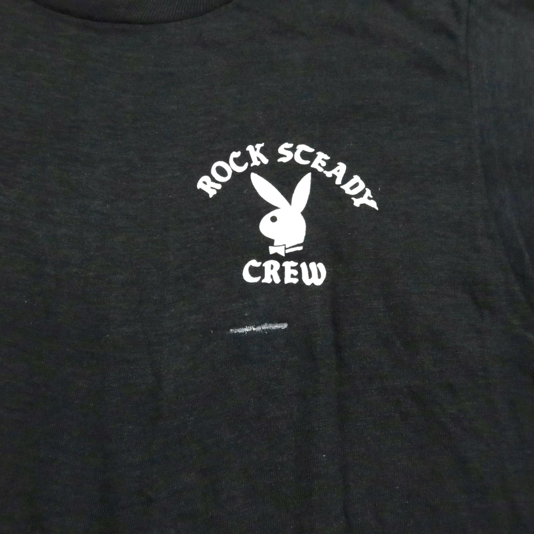 Vintage VINTAGE Rock Steady Crew Shirt M Black Mens T-Shirt USA Made in USA Tee Size US M / EU 48-50 / 2 - 5 Thumbnail