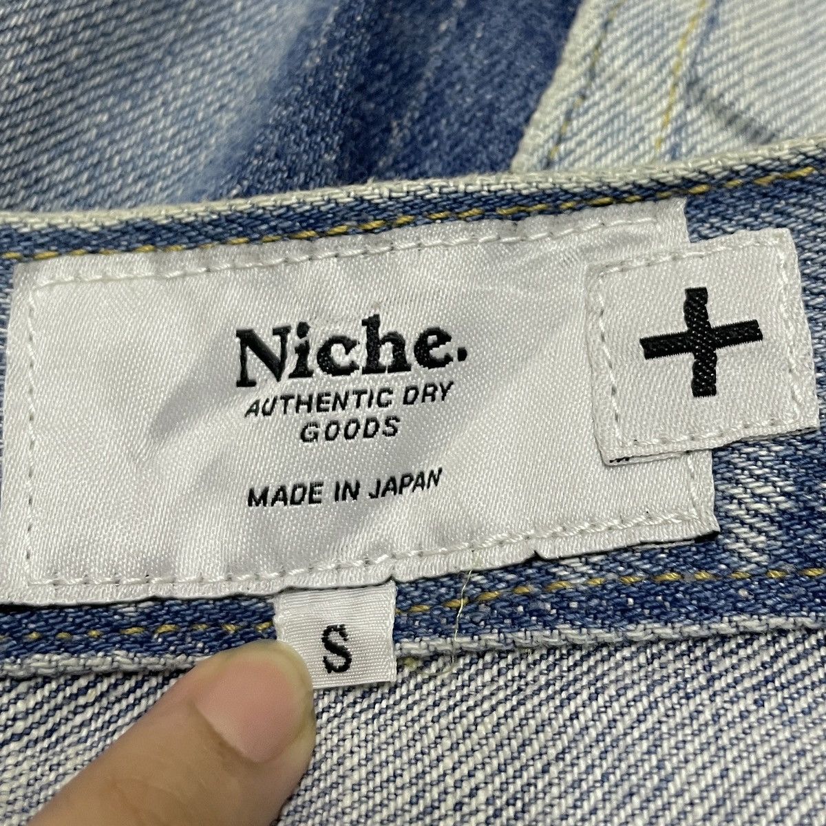 Niche Rare Design Vintage Niche Patchwork Cropped Jeans 2000s Size US 31 - 9 Thumbnail