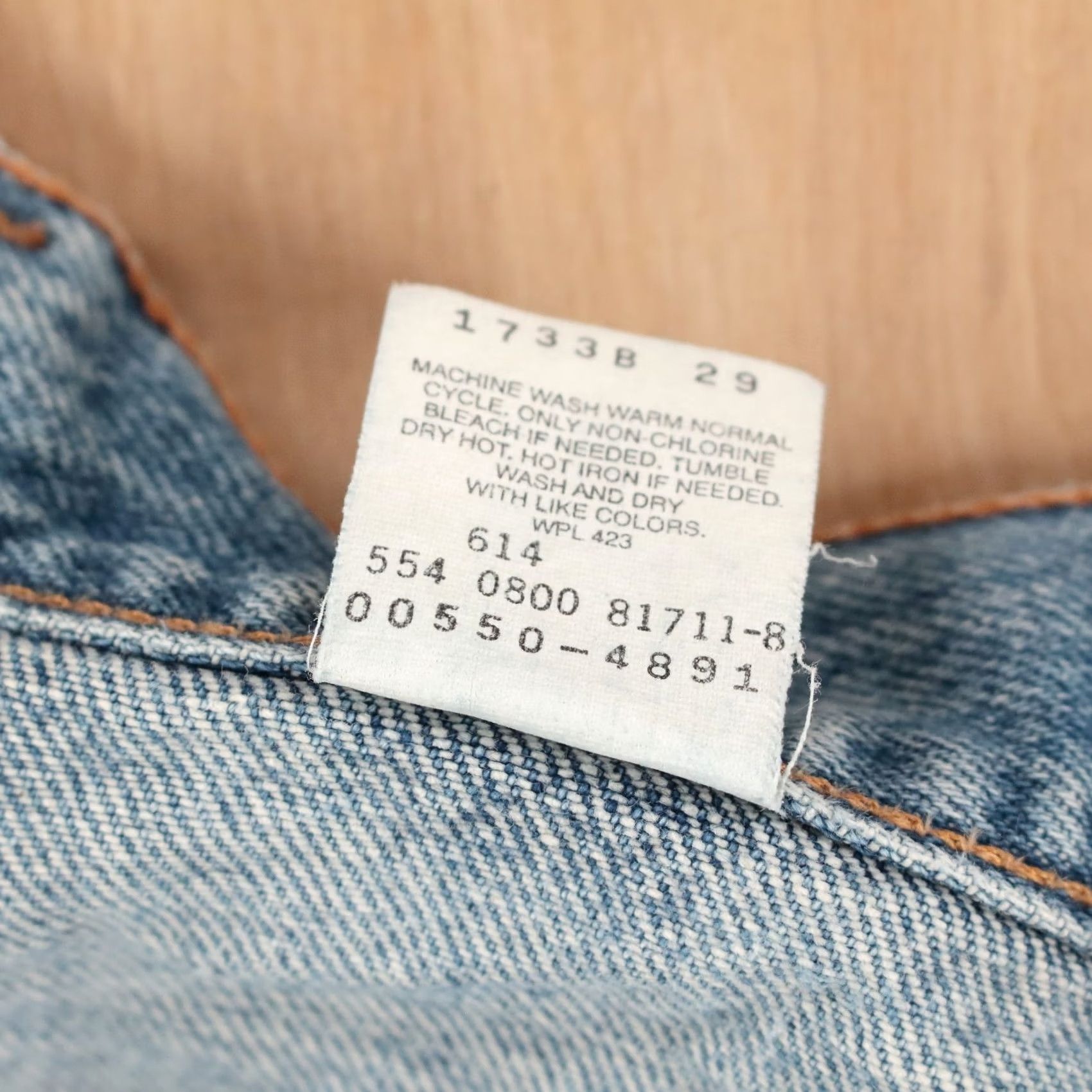Levi's vtg LEVI'S 550 denim jeans 38x30 relaxed fit stonewash y2k made usa tag Size US 38 / EU 54 - 6 Thumbnail