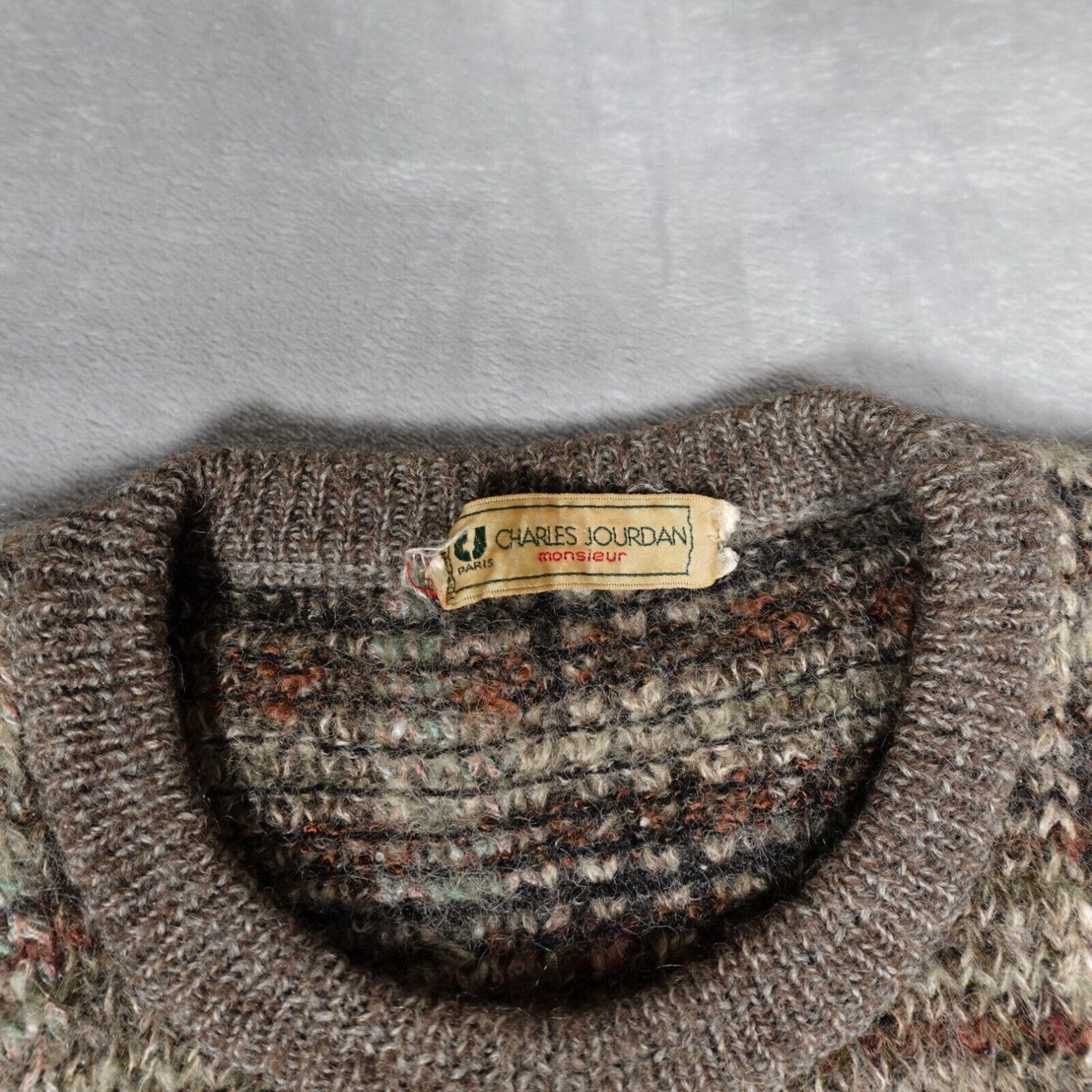 Charles Jourdan Vintage Charles Jourdan Crewneck Sweater Womens L Wool Mohair Made In Italy Tan Size L / US 10 / IT 46 - 3 Thumbnail