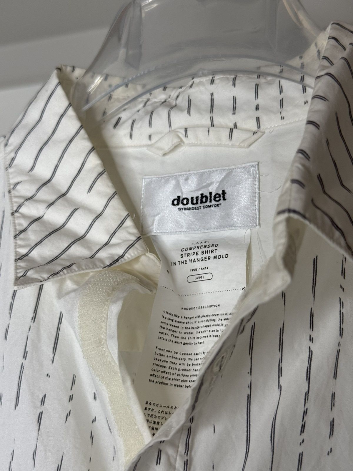 Doublet Doublet Velcro Button Up Size US L / EU 52-54 / 3 - 2 Thumbnail