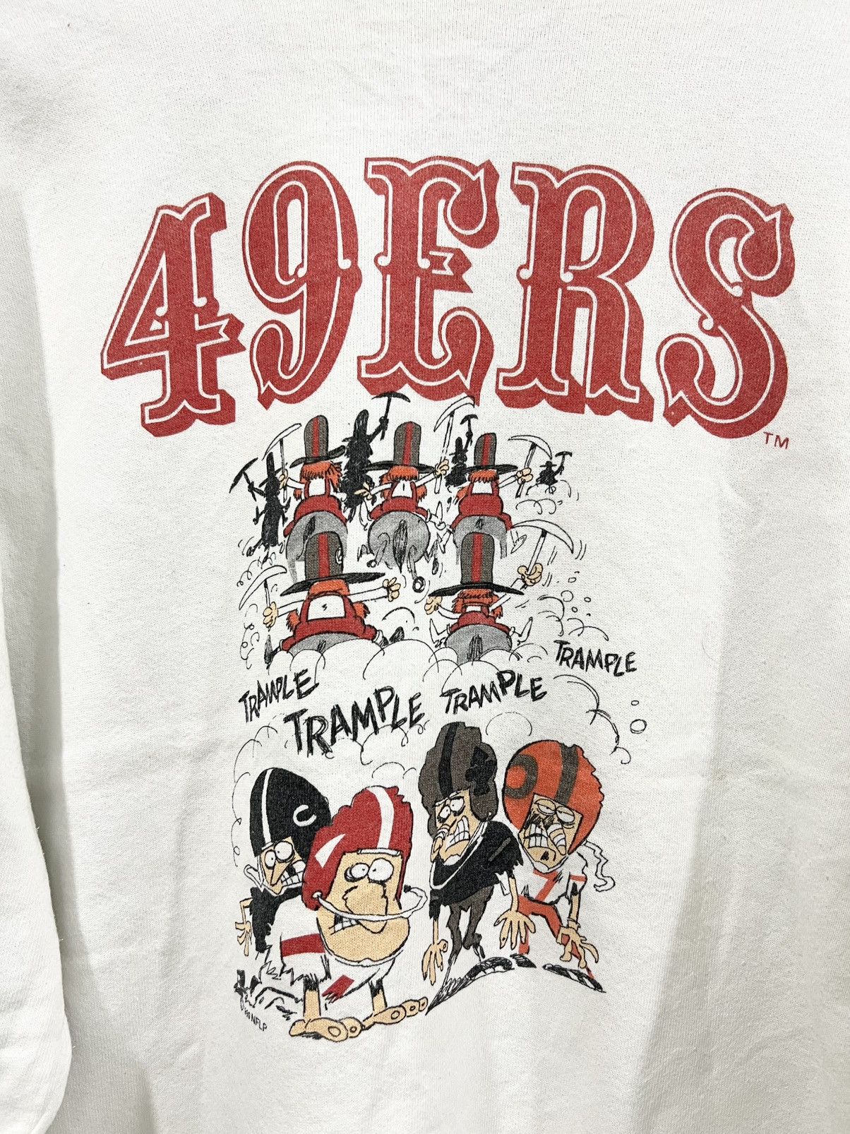 Vintage Vintage San Francisco 49ers Cartoon Crewneck Sweatshirt Size US L / EU 52-54 / 3 - 4 Thumbnail
