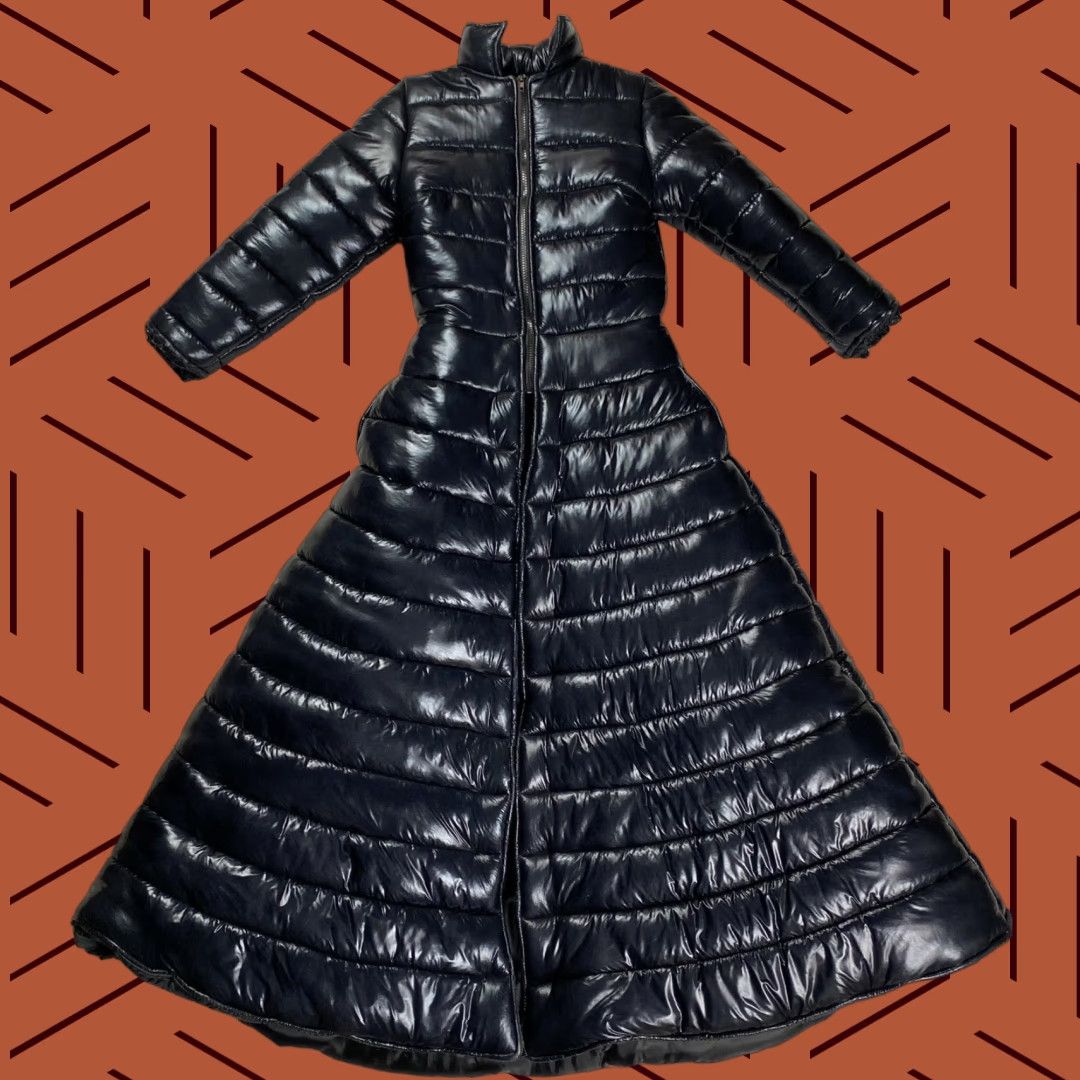 Vintage B JAMES LA COAT BLACK PUFFER LONG PUFFY JACKET BIG A55 RARE DOJA GAGA KAROL G Womens Size XS / US 0-2 / IT 36-38 - 1 Thumbnail