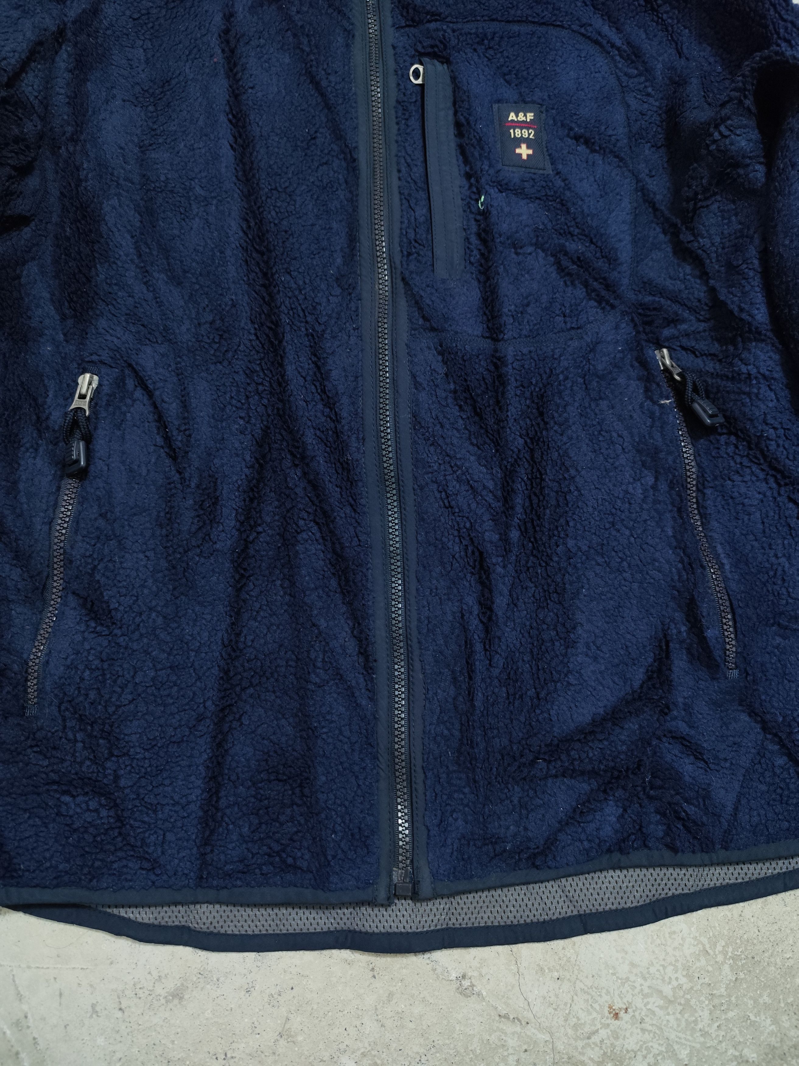 Abercrombie & Fitch VINTAGE ABERCROMBIE AND FITCH FLEECE JACKET Size US S / EU 44-46 / 1 - 6 Thumbnail