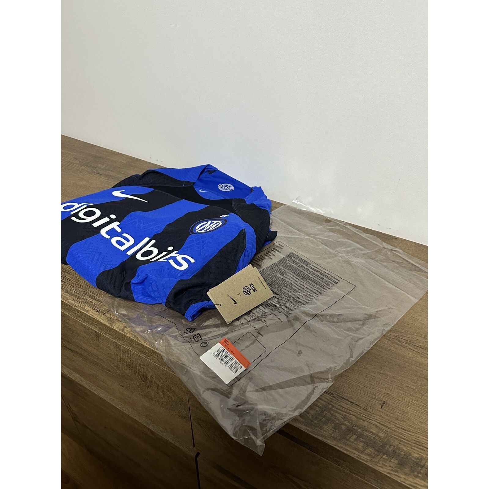 Nike INTER MILAN 2022 2023 HOME SHIRT JERSEY NIKE PLAYER ISSUE Size US L / EU 52-54 / 3 - 3 Thumbnail