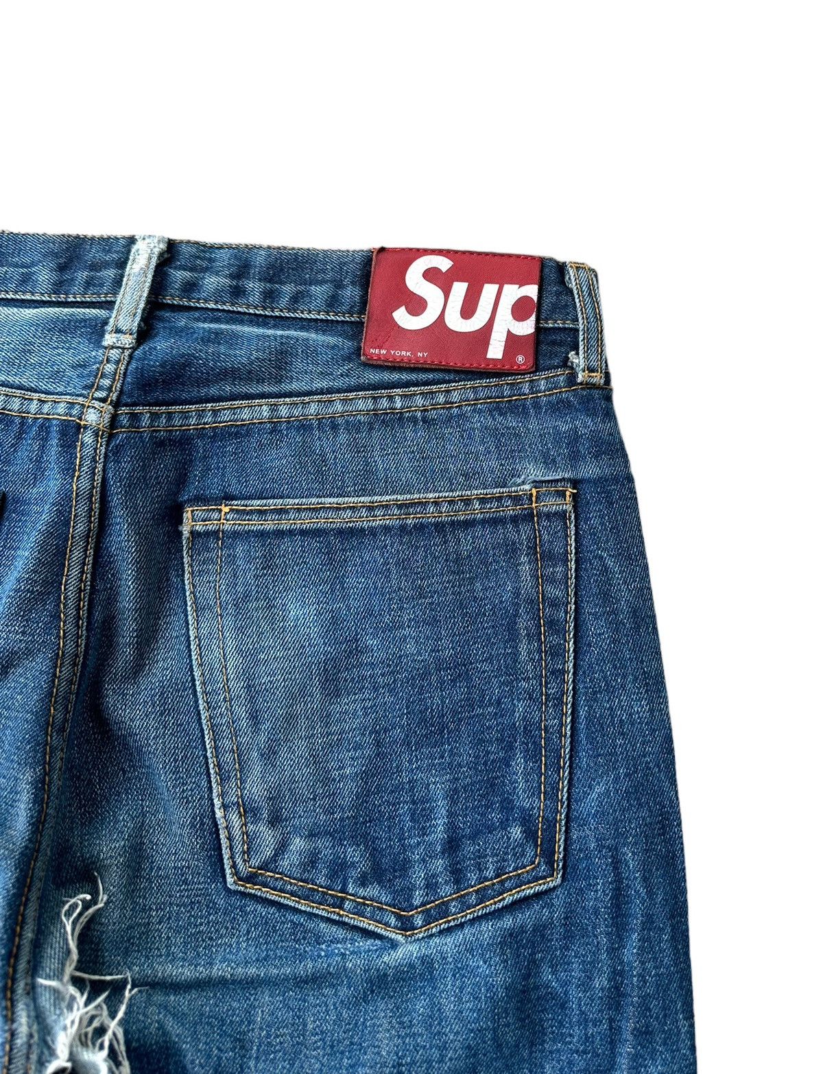 Supreme Supreme rusty wash selvedge denim jeans Size US 32 / EU 48 - 3 Thumbnail