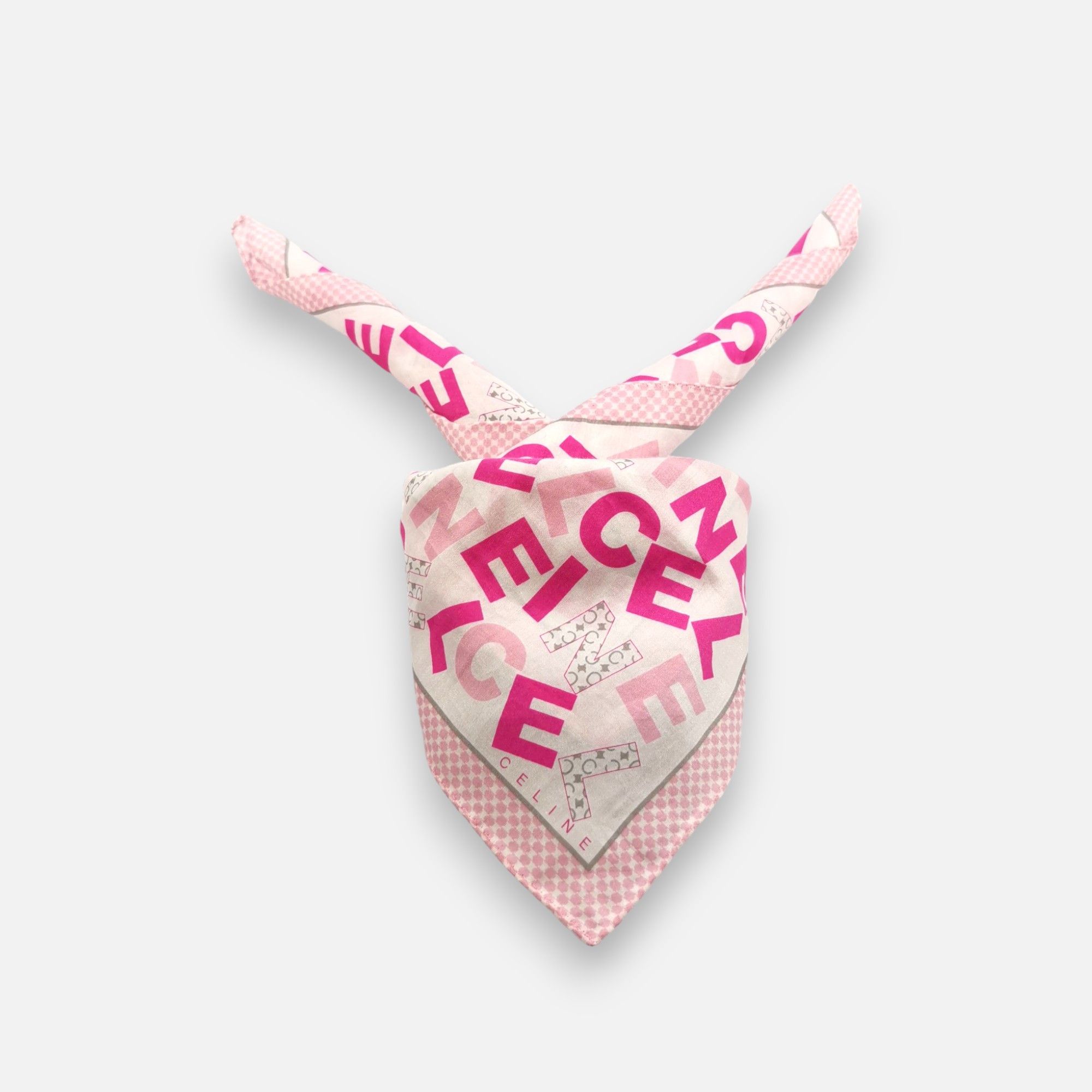 Celine × Vintage Vintage Celine Handkerchief Pocket Square Bandana Size ONE SIZE - 1 Thumbnail