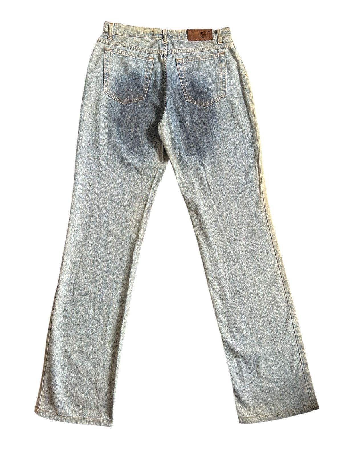 Just Cavalli ROBERTO CAVALLI DISTRESSED PRINT PANTS JEANS faded Size 28" / US 6 / IT 42 - 4 Thumbnail