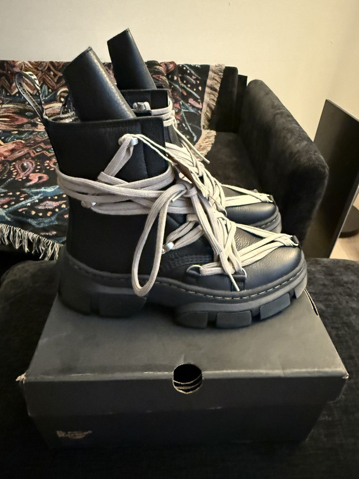 Dr. Martens × Rick Owens Dr marten rick boot Size US 10 / EU 43 - 4 Thumbnail