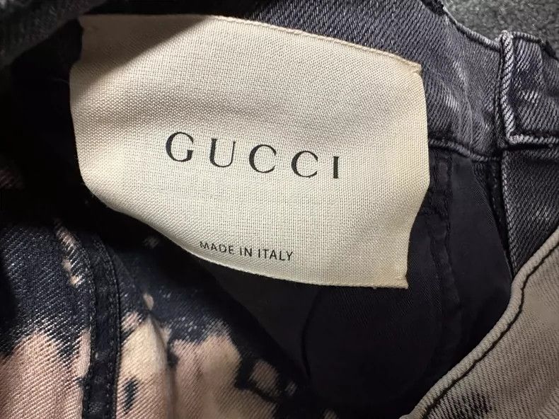 Gucci GucciEmbroidered old jeans, sports pants, casual pants 2503 Size 26" / US 2 / IT 38 - 4 Thumbnail