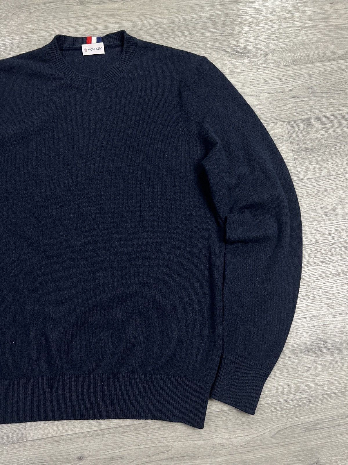 Moncler MONCLER Pullover Sweater Knitwear cashmere Dark Blue Sz XXL Size US XXL / EU 58 / 5 - 7 Thumbnail