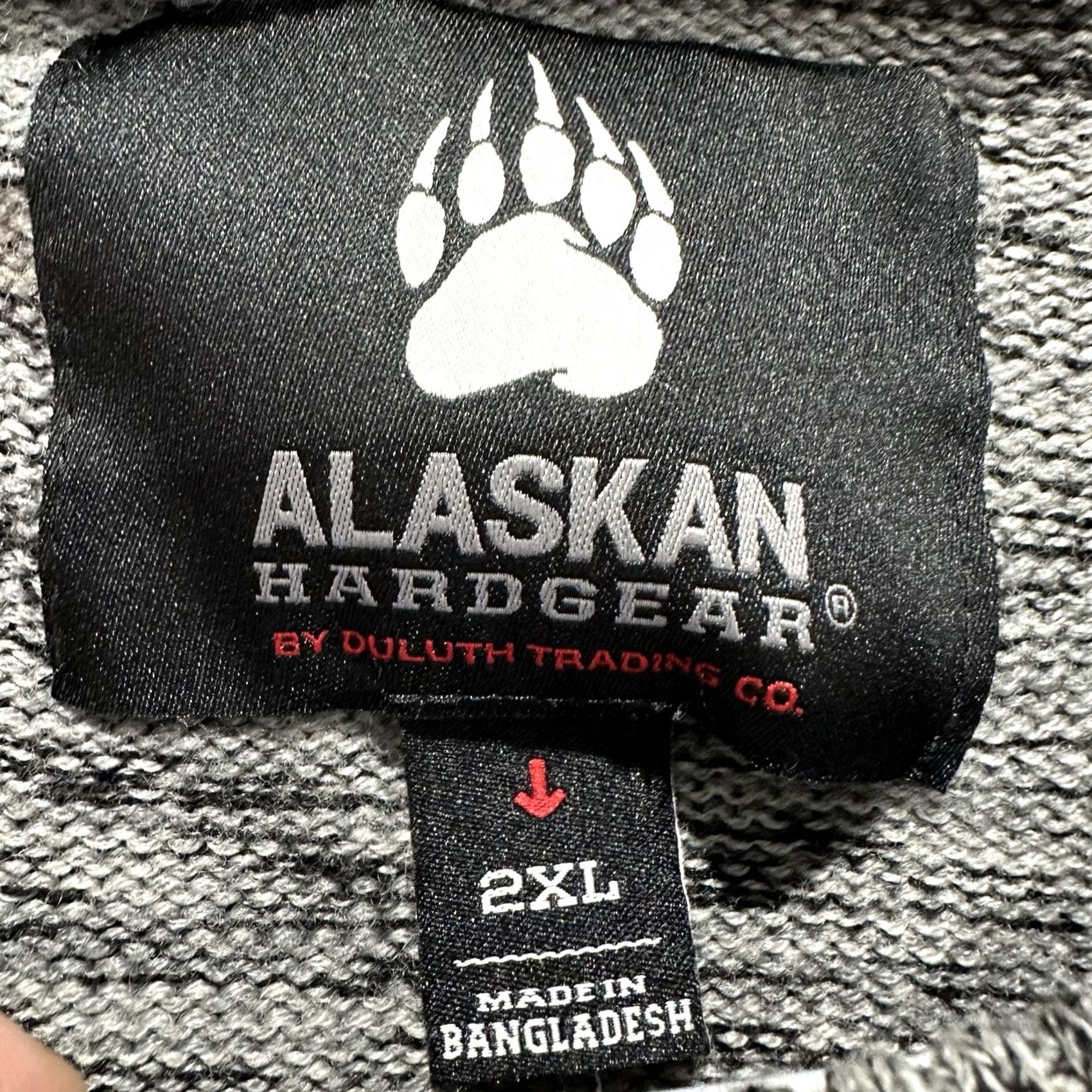Vintage Alaskan Hardgear Sweater Mens 2XL Gray Merino Wool Crew Neck Wateroff Heather Size US XXL / EU 58 / 5 - 5 Thumbnail