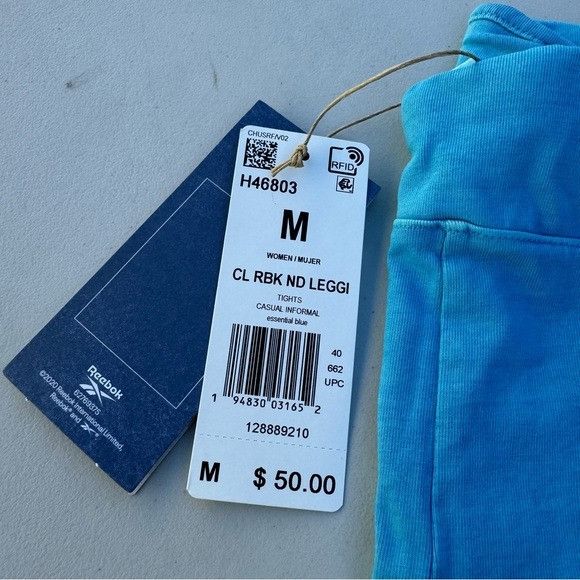 Reebok NWT Reebok Women's Natural Dye Leggings Sz Medium M Size 26" / US 2 / IT 38 - 2 Thumbnail