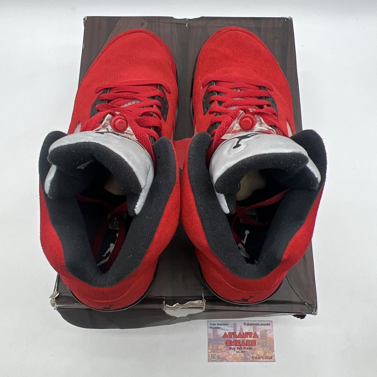 Jordan Brand Air Jordan 5 raging Bull Size US 12 / EU 45 - 7 Thumbnail
