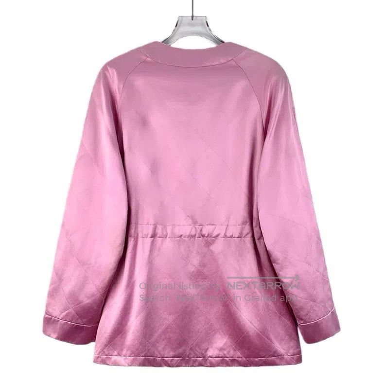 Chanel Chanel 23P pink diamond check cotton round neck single-bre Size XS / US 0-2 / IT 36-38 - 2 Thumbnail