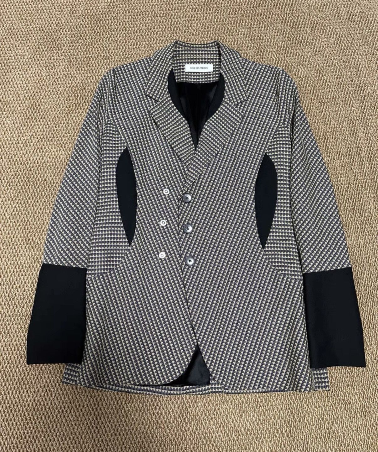 Kiko Kostadinov Kiko Kostadinov Aristides Double Breasted Blazer K23 Size US S / EU 44-46 / 1 - 1 Thumbnail