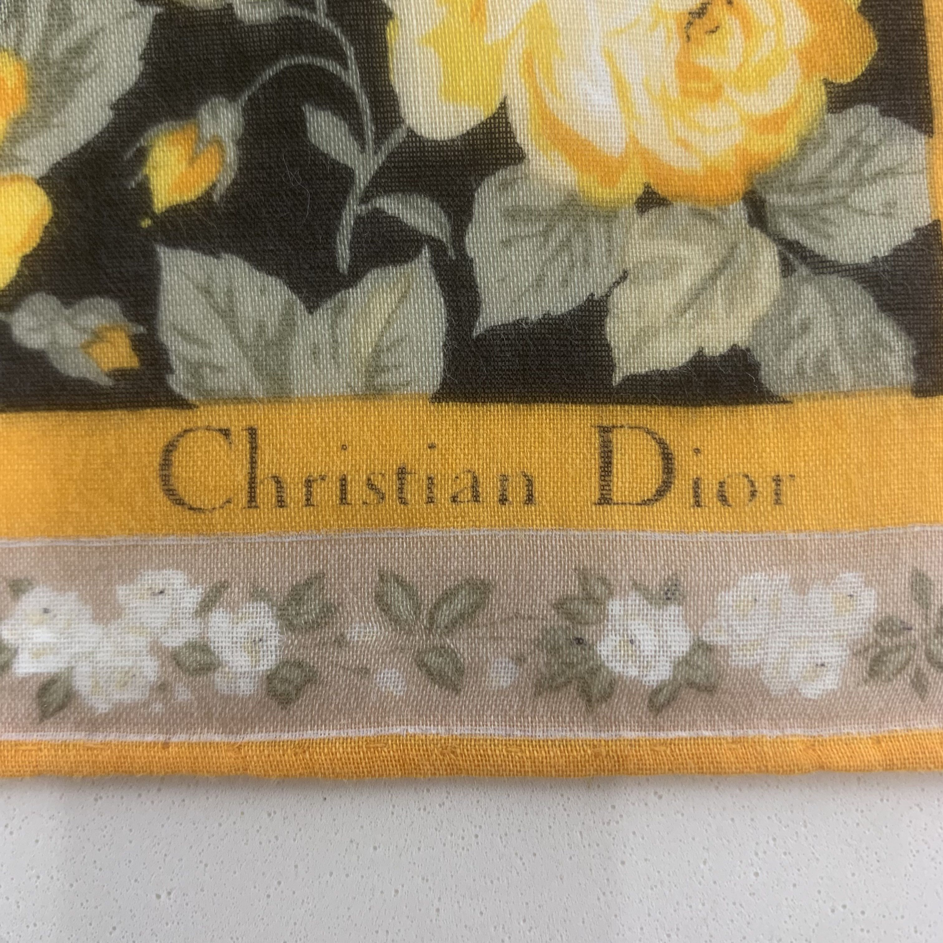 Christian Dior Monsieur Christian Dior Handkerchief Bandana Neckerchief TB3342 Size ONE SIZE - 4 Thumbnail
