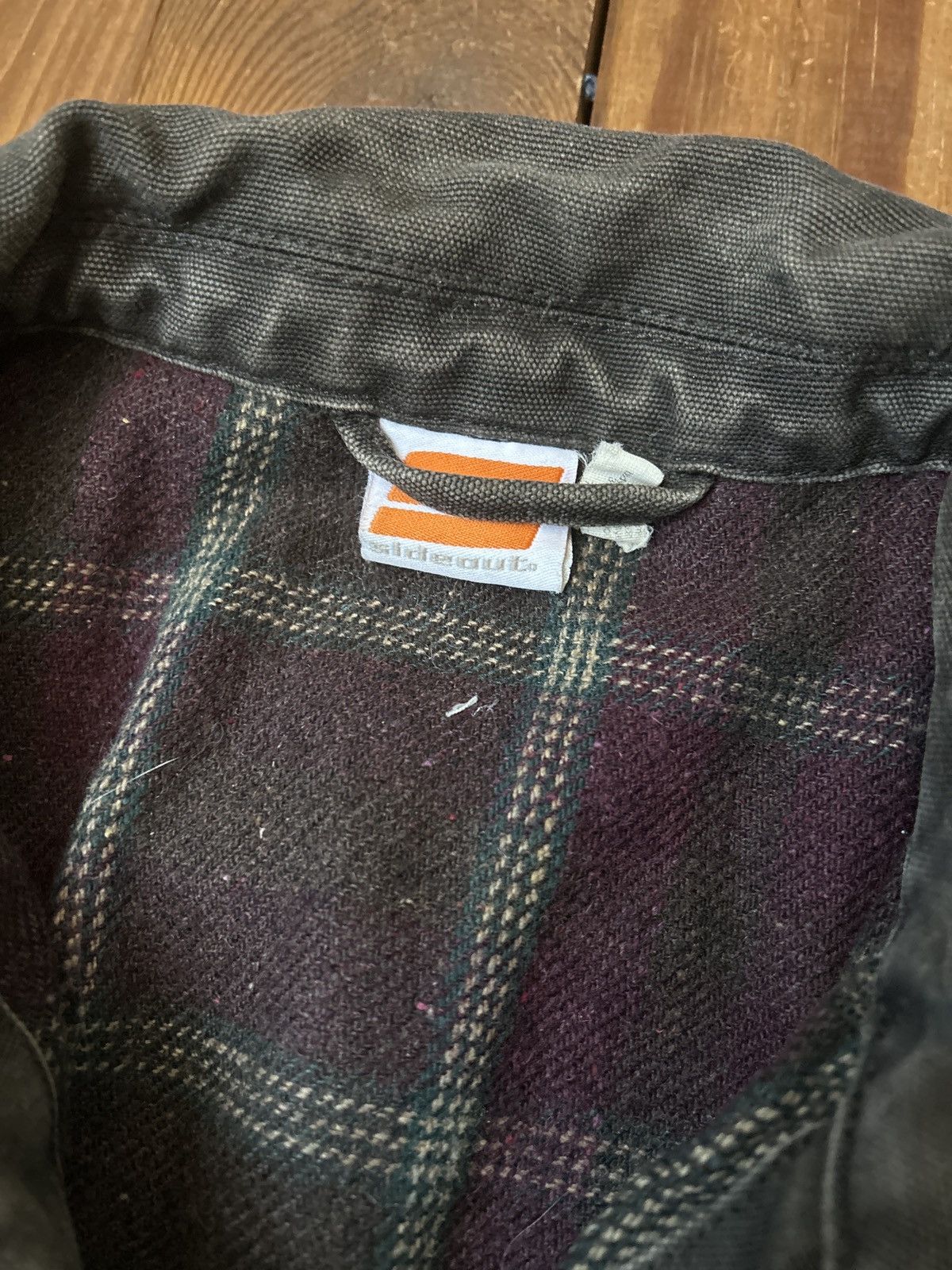 Vintage Vintage Sideout Carhartt Detroit Style Brown Jacket Size US XL / EU 56 / 4 - 2 Thumbnail