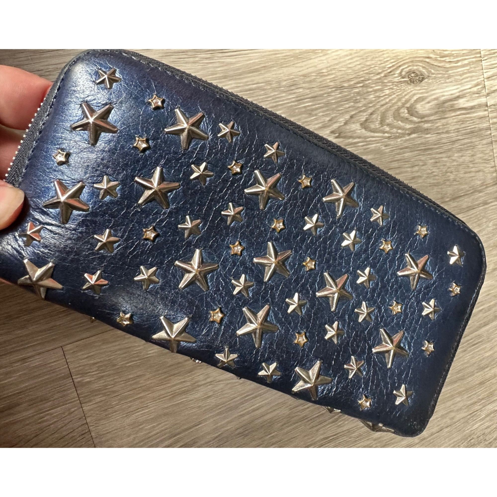 Jimmy Choo Jimmy Choo Blue Star Studded Long Wallet Size ONE SIZE - 17 Thumbnail