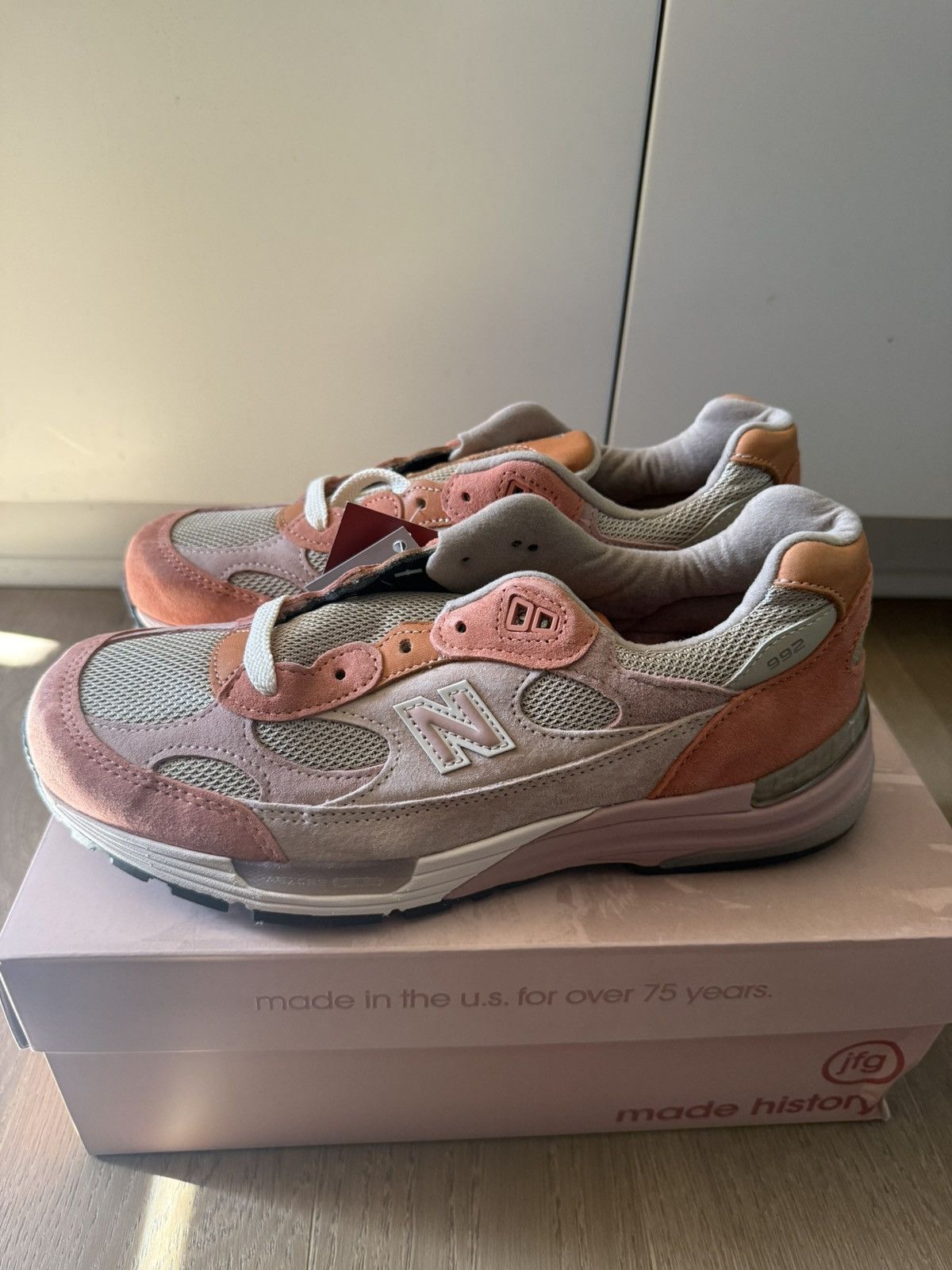 Joe Freshgoods × New Balance New Balance Joe Freshgoods x 992 Made in USA Aged Well Size US 8.5 / EU 41-42 - 3 Thumbnail