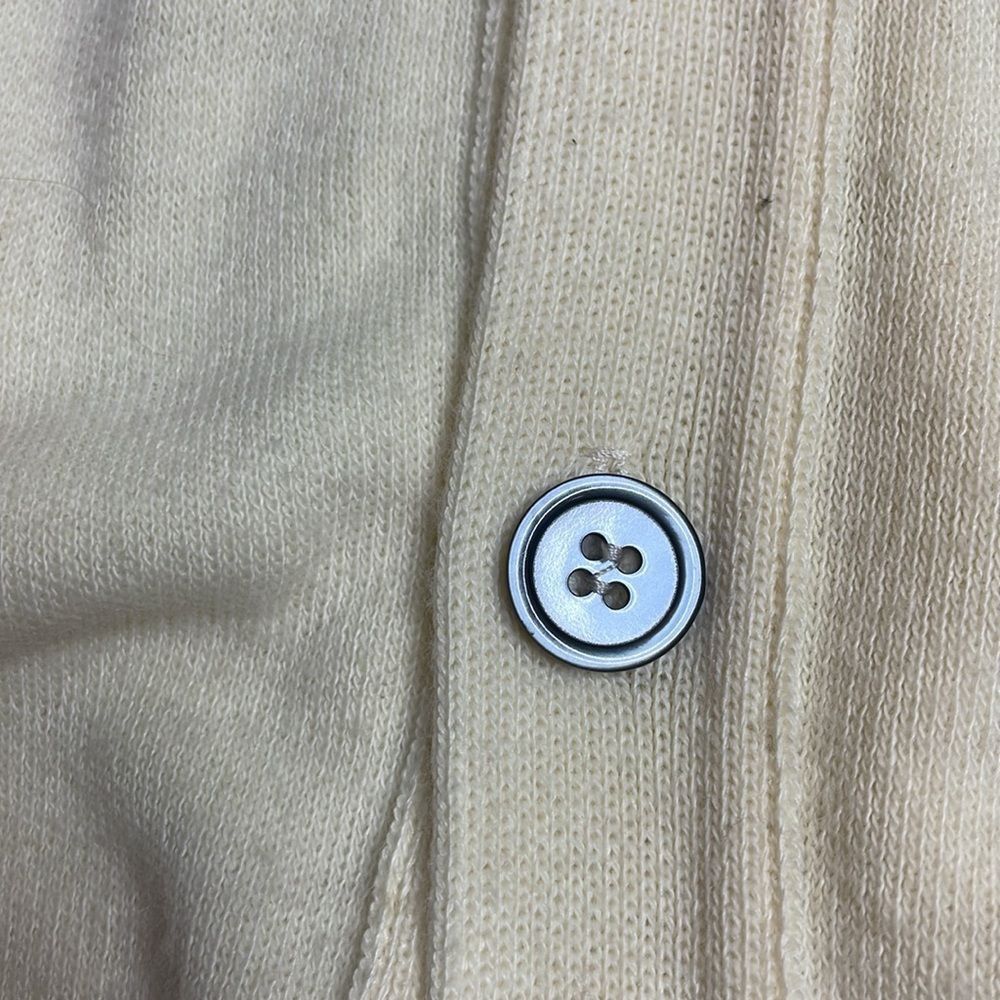 Vintage 70s Vintage Thunderbird Knits Cream cobain Cardigan Made in Size US M / EU 48-50 / 2 - 3 Thumbnail