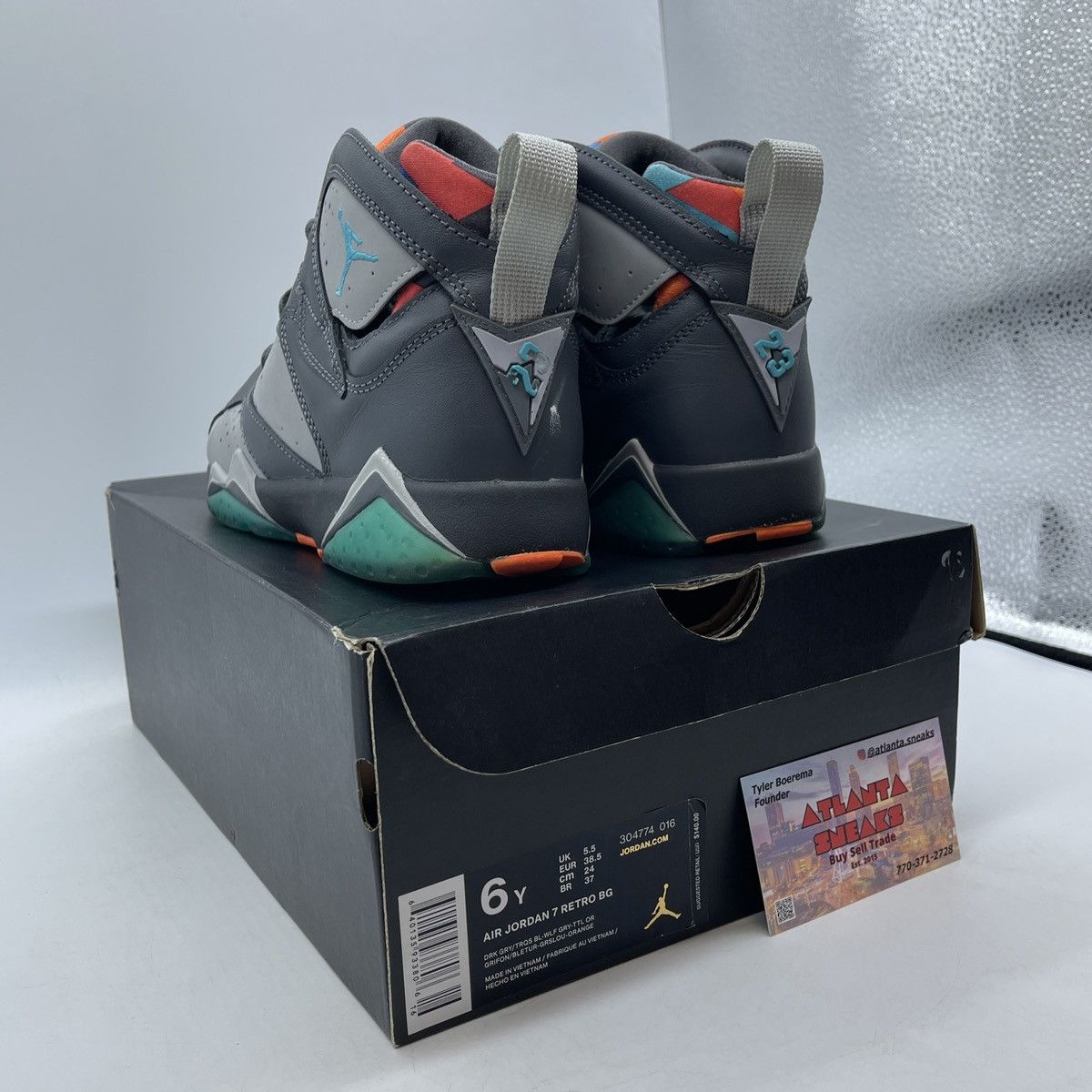 Jordan Brand Air Jordan 7 Barcelona days Size US 6 / EU 39 - 4 Thumbnail