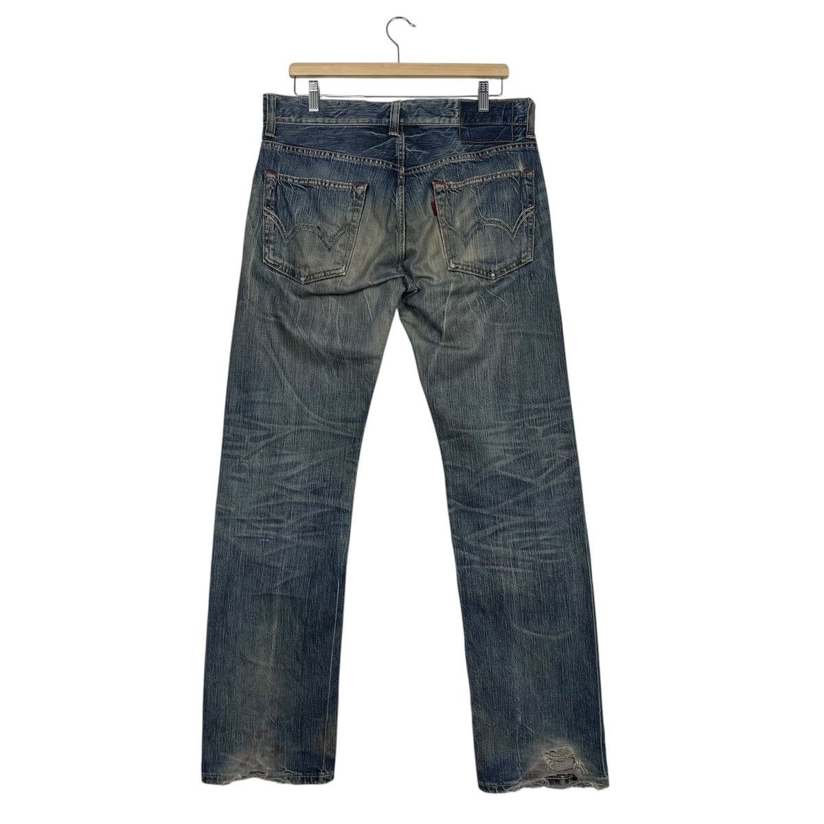 Edwin Vintage Edwin Distressed Denim Jeans Size US 34 / EU 50 - 7 Thumbnail
