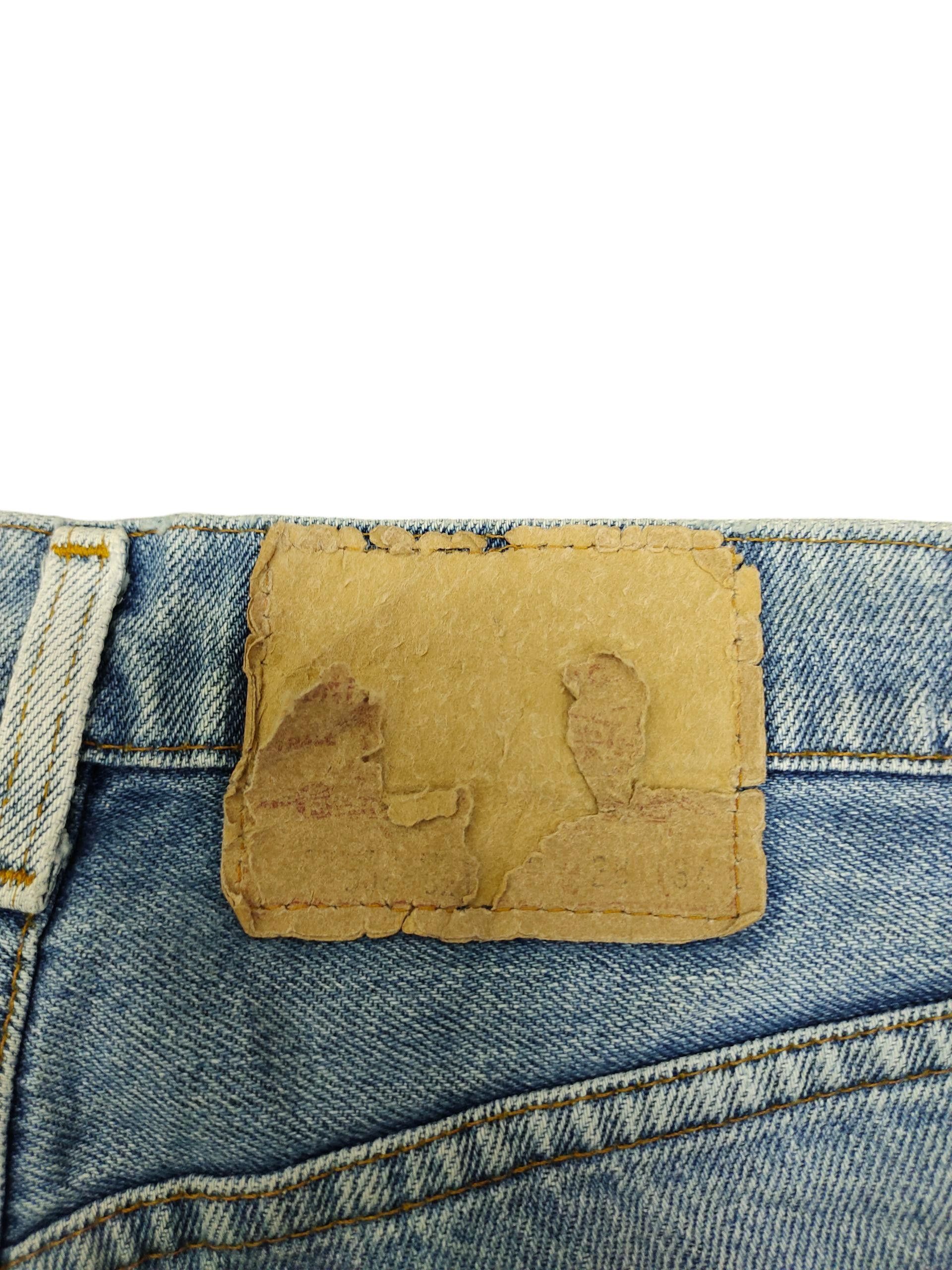 Levi's Vintage Clothing Vintage 80s Levis 505 Distress Faded Denim Jeans Size US 28 / EU 44 - 3 Thumbnail