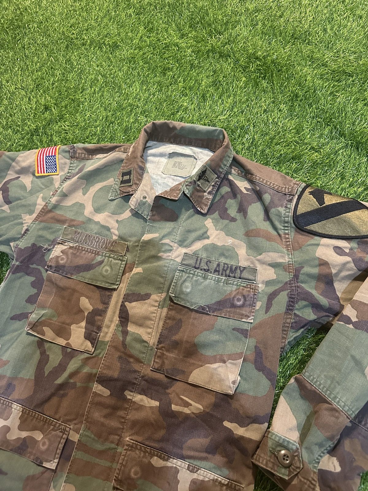 Vintage Vintage us army longsleeve collared shirt size L Size US L / EU 52-54 / 3 - 3 Thumbnail