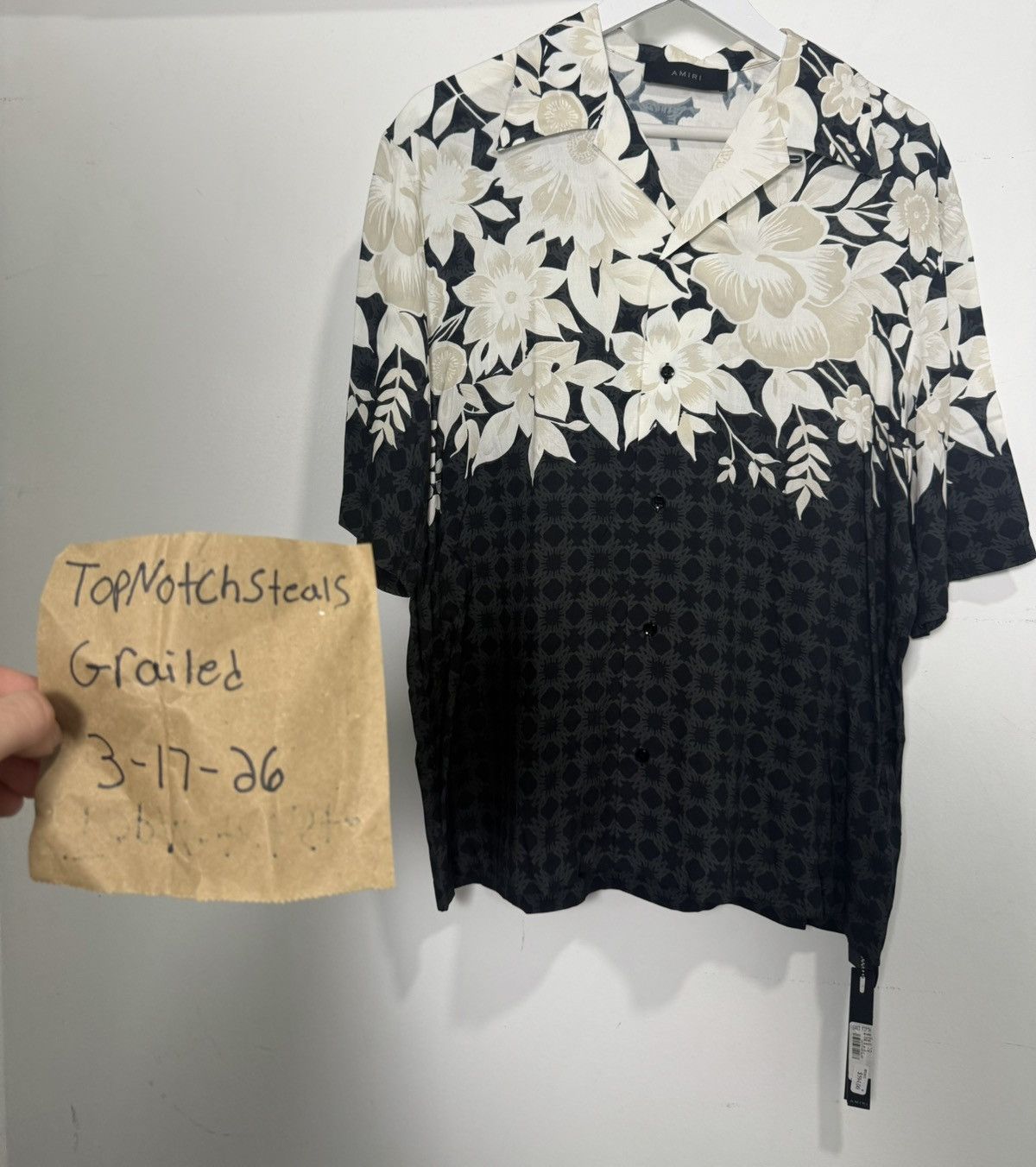 Amiri Amiri Garden Camp Shirt Size US XXL / EU 58 / 5 - 1 Thumbnail