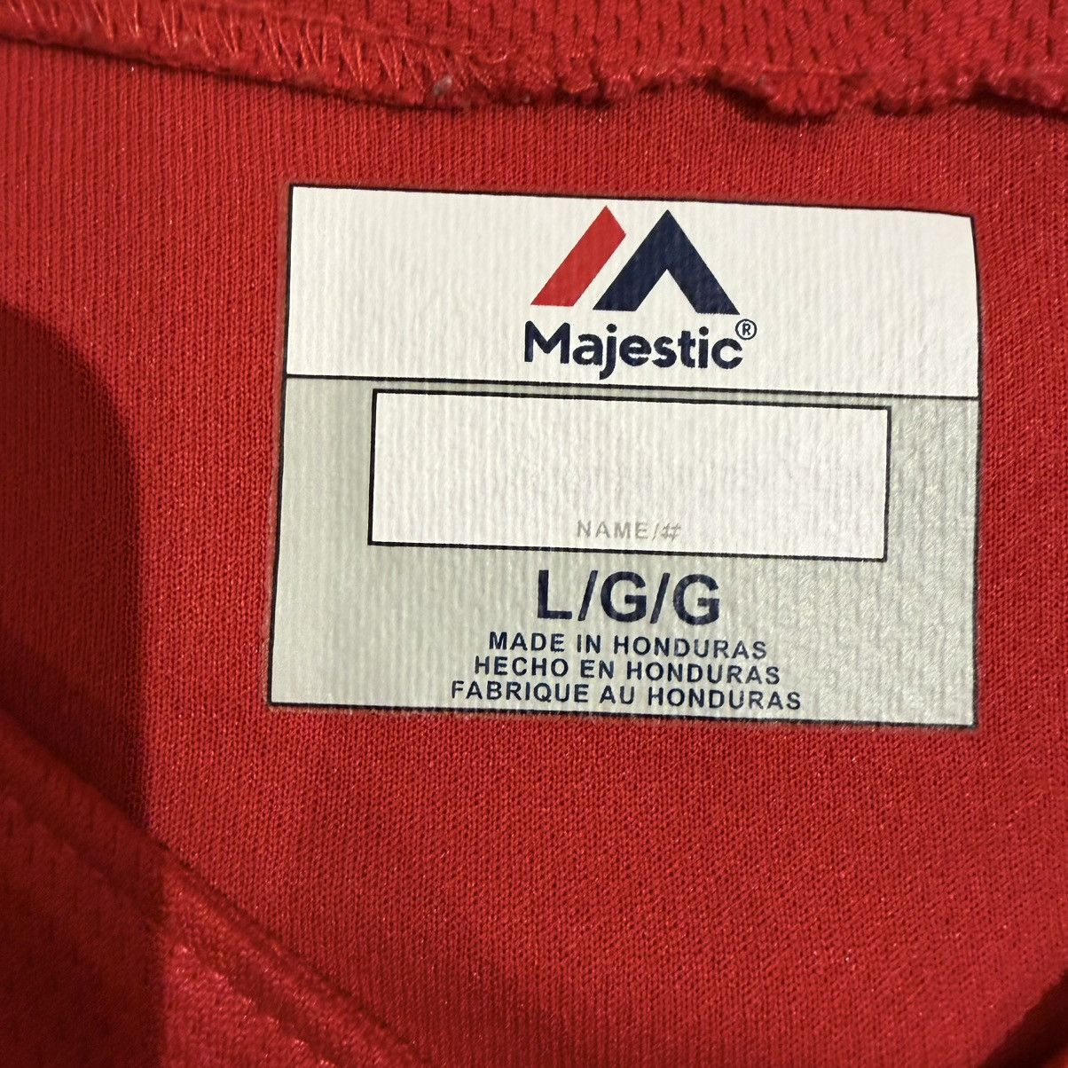 Majestic St. Louis Cardinals Majestic Jersey Red Mens L MLB Vintage Size US L / EU 52-54 / 3 - 4 Thumbnail