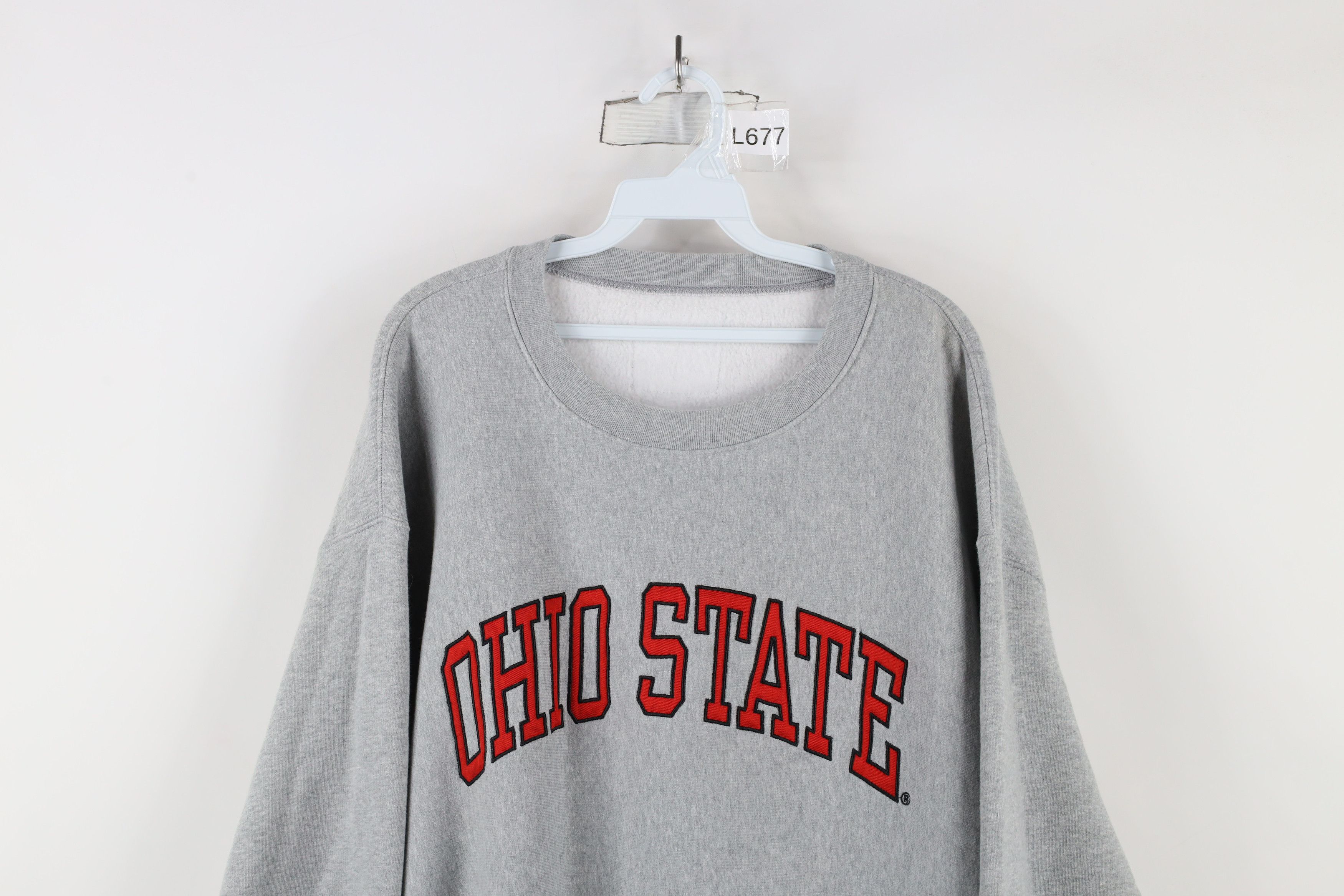 Vintage Vintage 90s Spell Ohio State University Crewneck Sweatshirt Size US XXL / EU 58 / 5 - 2 Thumbnail
