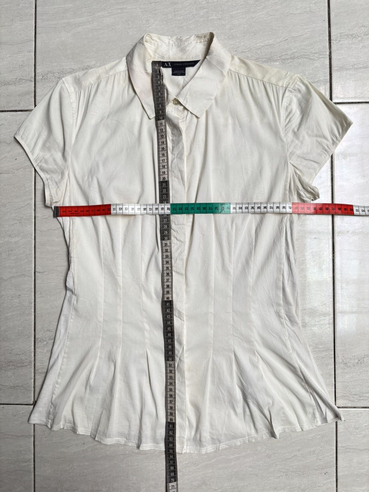 Armani Exchange ARMANI EXCHANGE White Shirt Size US XS / EU 42 / 0 - 2 Thumbnail