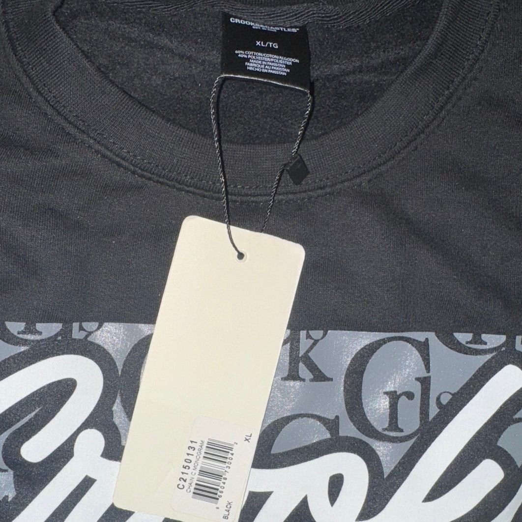 Crooks & Castles Crooks & Castles All Hail Ruling Elite Monogram Sweatshirt Size US XL / EU 56 / 4 - 5 Thumbnail