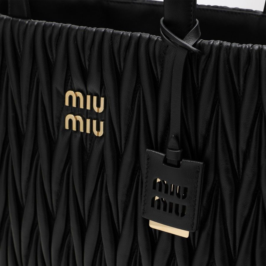 Miu Miu o1d2blof0924 Size: OS / Tote Bag in Black Size ONE SIZE - 5 Thumbnail