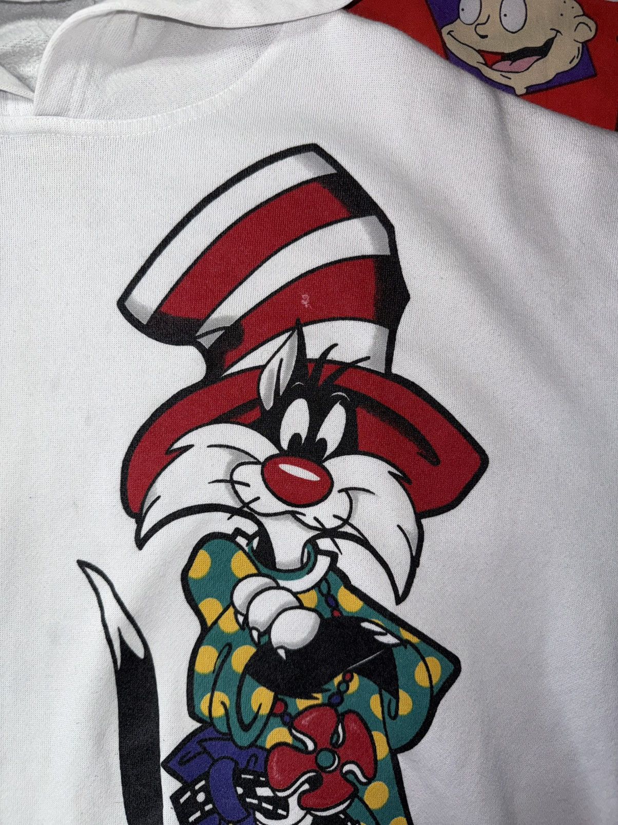 Other Vintage 90'S Jerry Leigh Looney Tunes Sylvester Hoodie Size US L / EU 52-54 / 3 - 4 Thumbnail