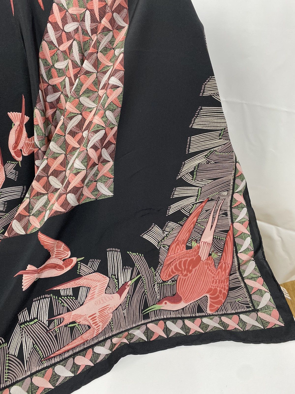 Designer Davinci bleyle Silk Birds Printed Scarf Size ONE SIZE - 7 Thumbnail