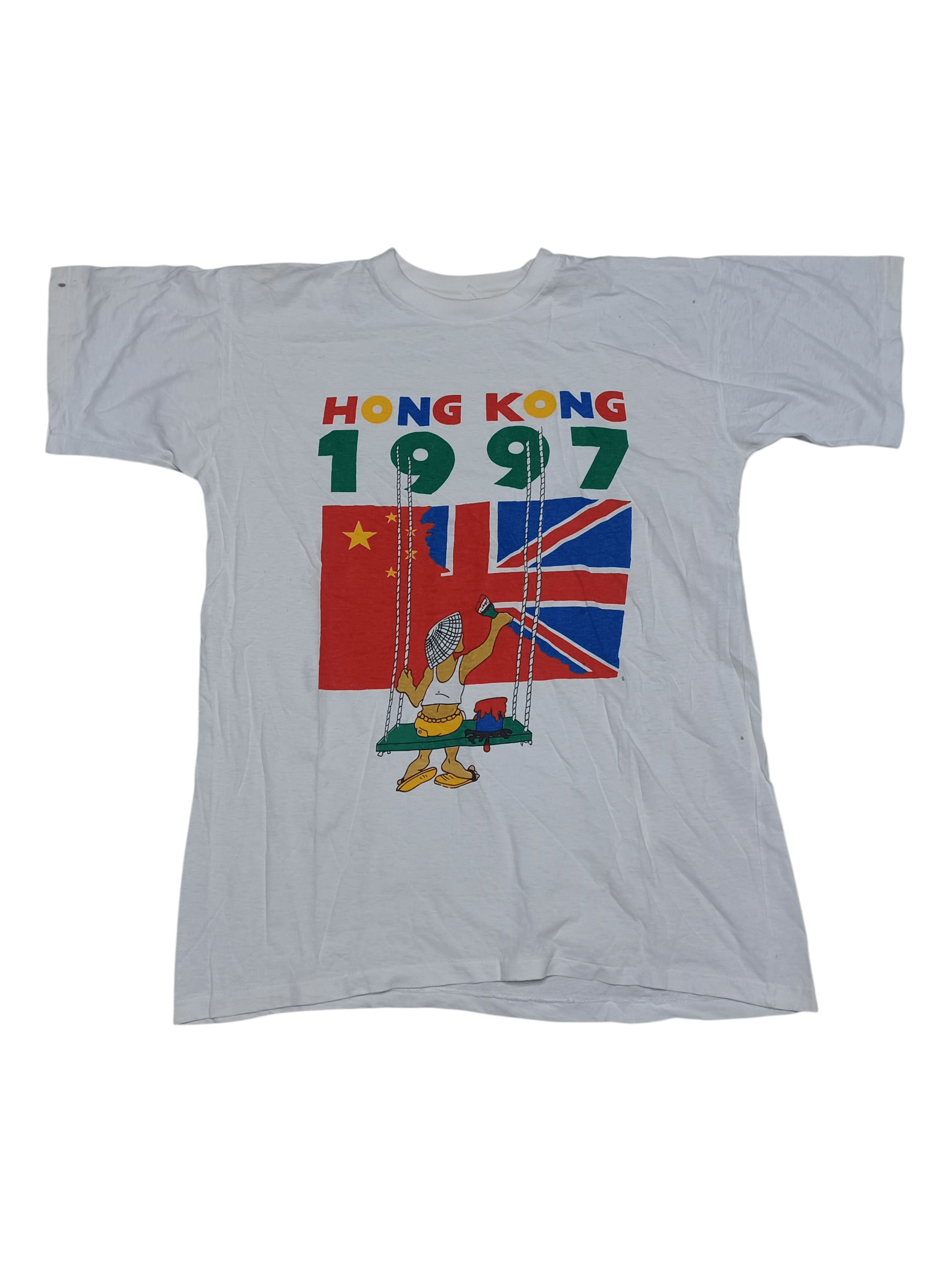 Other HONG KONG 1997 VINTAGE RARE SINGLE STITCH TEE Size US L / EU 52-54 / 3 - 1 Thumbnail