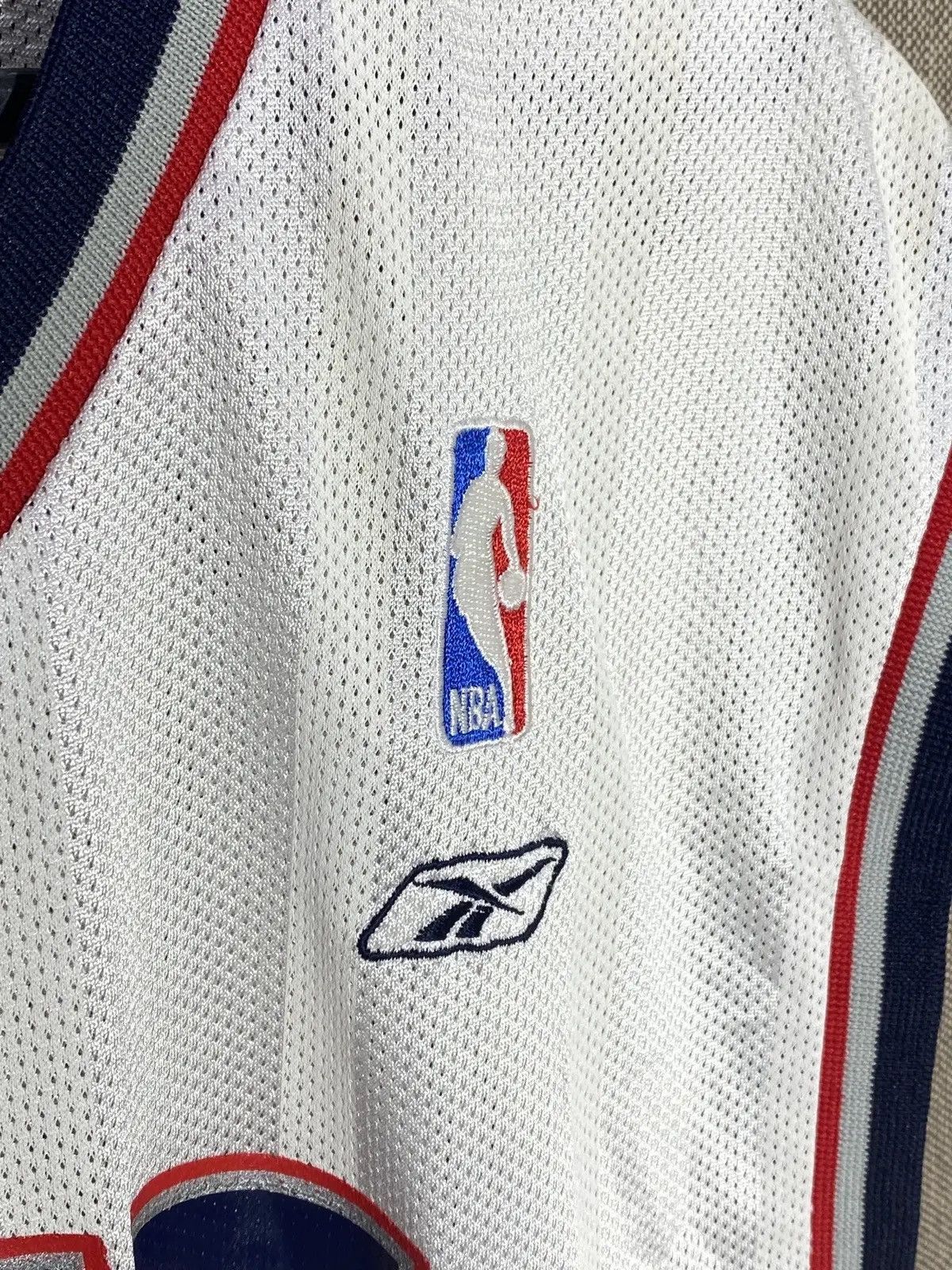NBA 00s Vintage Reebok x NBA New Yersey Nets #5 Jason Kidd Size US XL / EU 56 / 4 - 5 Thumbnail