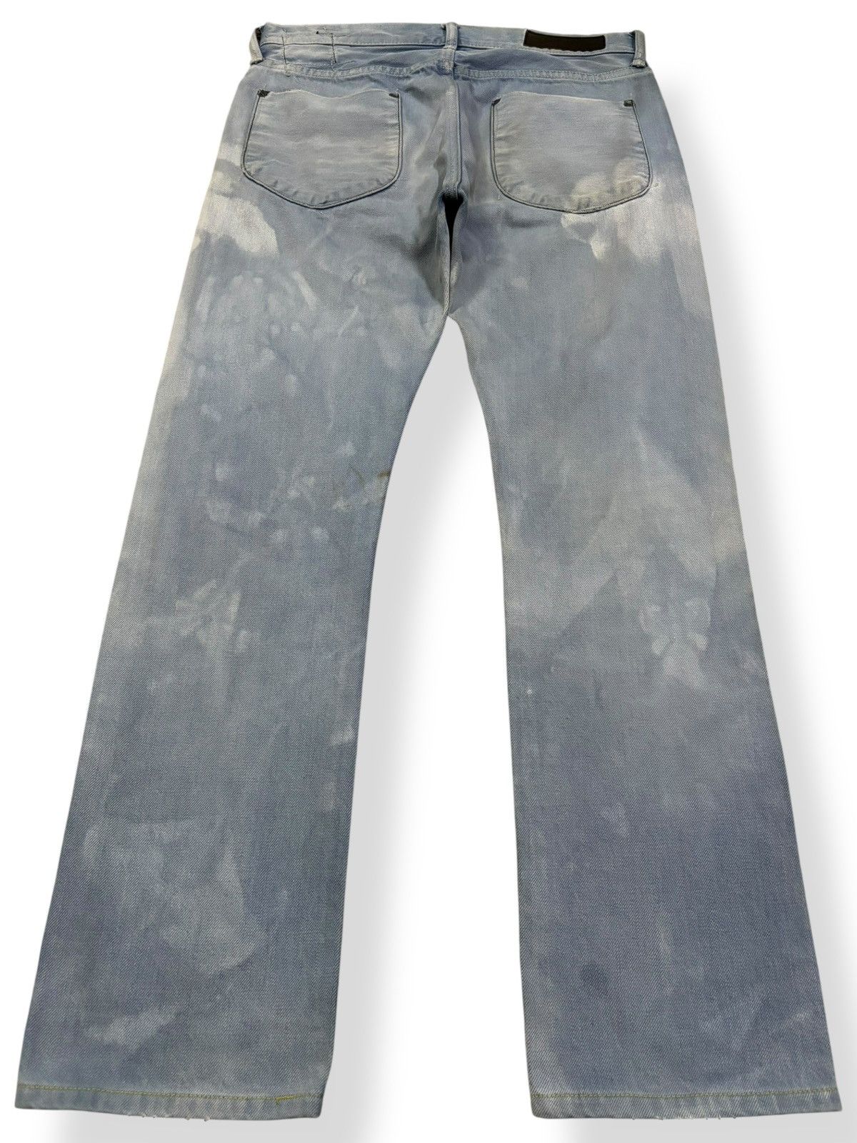 Hysteric Glamour Vintage Kuro Selvedge Acid Wash Distressed Grunge Jeans Size US 30 / EU 46 - 3 Thumbnail