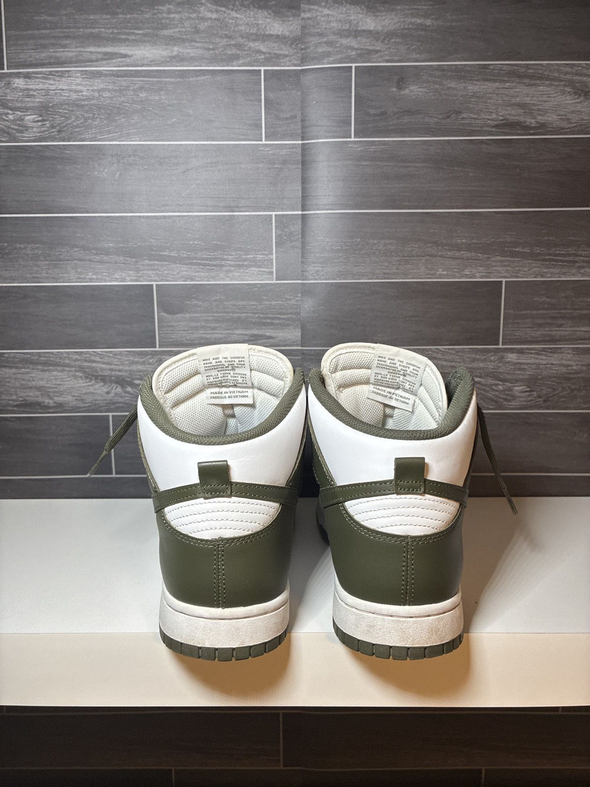 Nike Nike Dunk High Retro ‘Cargo Khaki’ Size US 10 / EU 43 - 4 Thumbnail