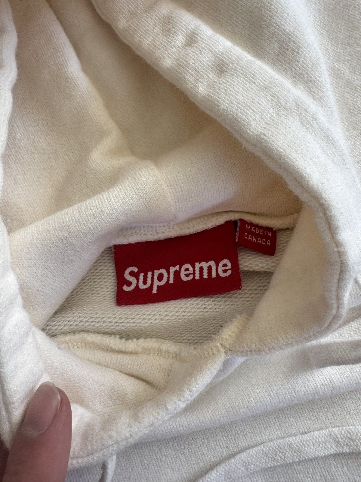 Supreme Supreme Cream Screenprint Box Logo 2006 Size US XL / EU 56 / 4 - 5 Thumbnail